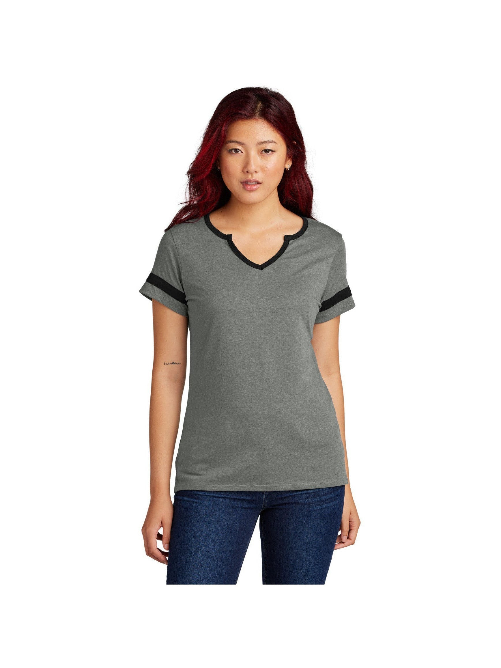no-logo Sport-Tek Ladies Halftime Notch Neck Tee-Sport-Tek-Thread Logic
