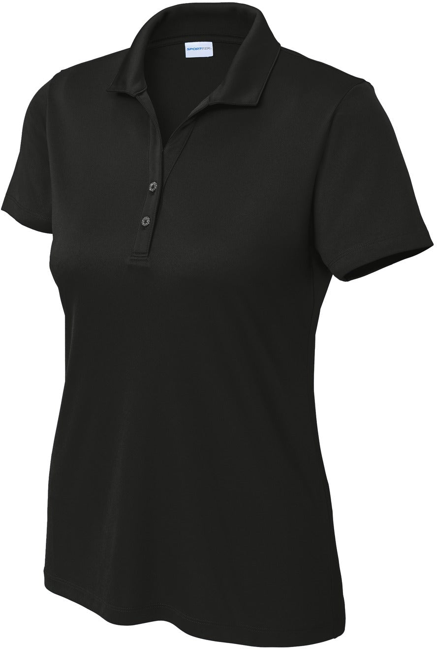 Sport-Tek Ladies PosiCharge Re-Compete Polo-Sport-Tek-Black-XS-Thread Logic
