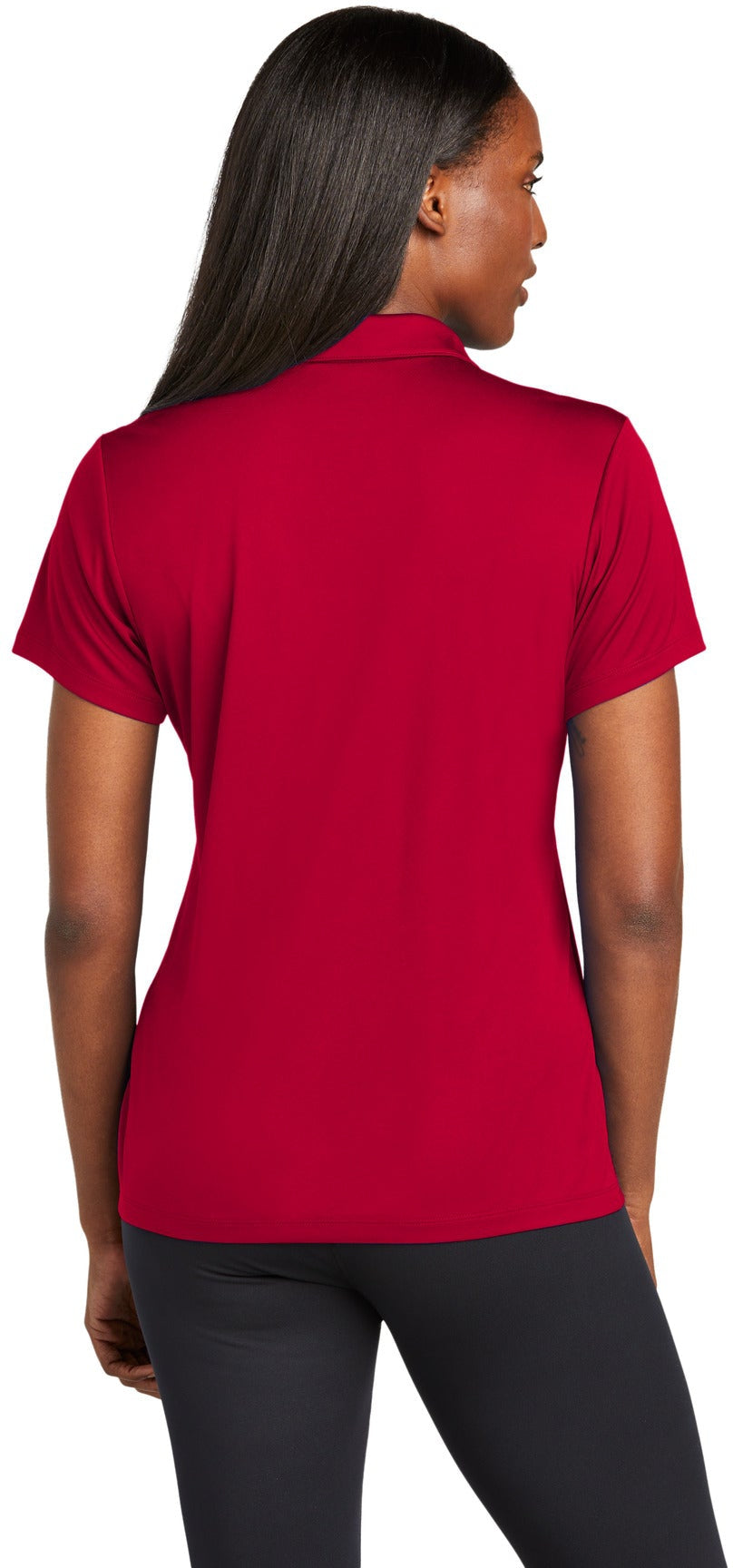 no-logo Sport-Tek Ladies PosiCharge Re-Compete Polo-Sport-Tek-Thread Logic