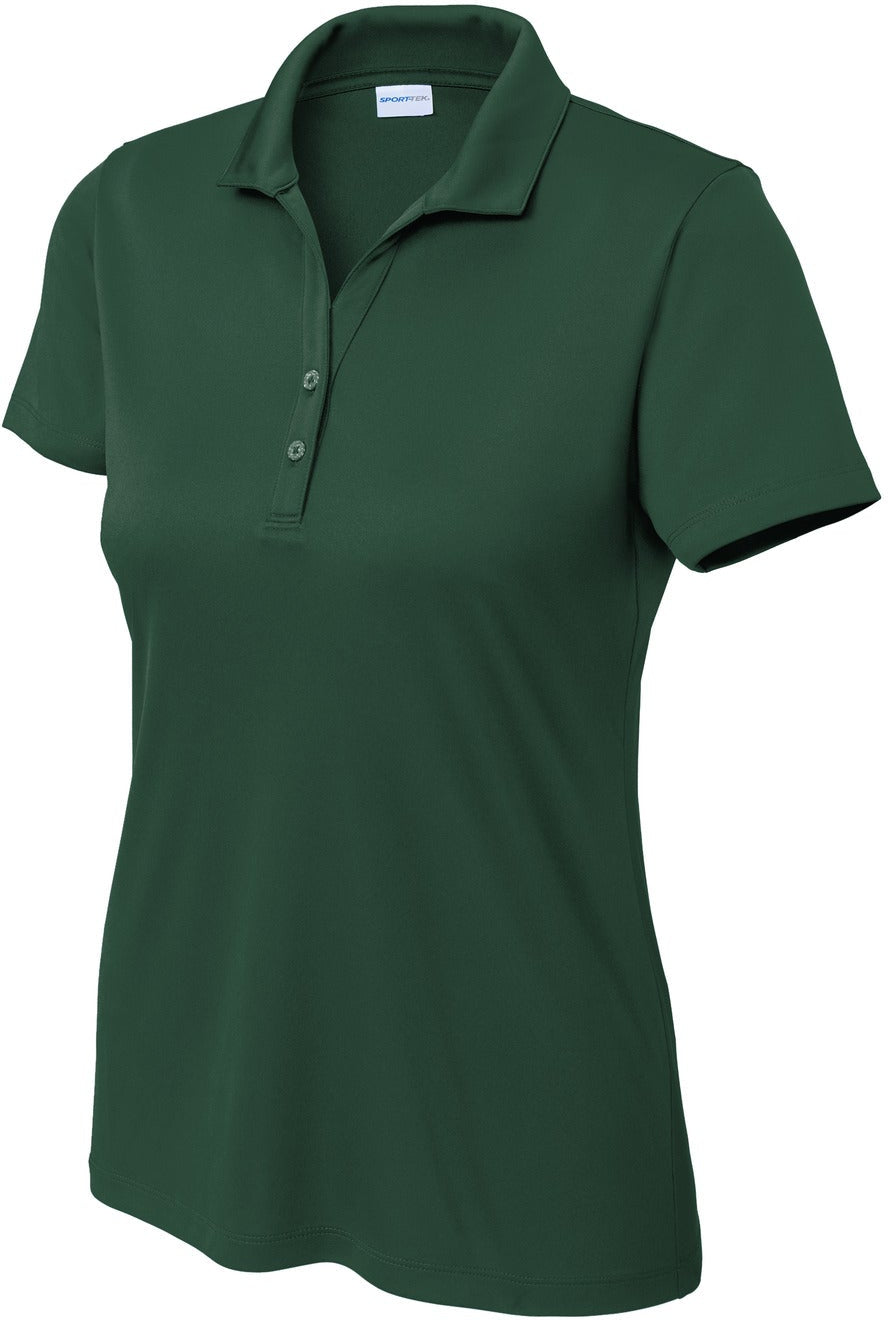 Sport-Tek Ladies PosiCharge Re-Compete Polo-Sport-Tek-Forest Green-XS-Thread Logic