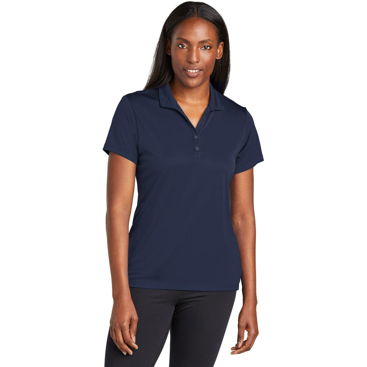 no-logo Sport-Tek Ladies PosiCharge Re-Compete Polo-Sport-Tek-Thread Logic