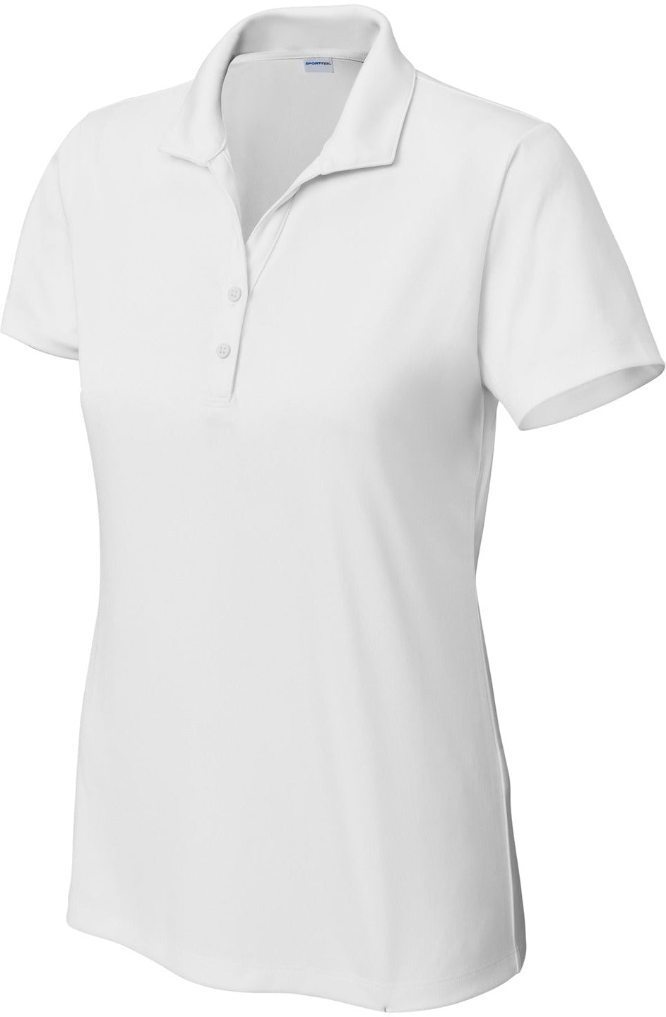 Sport-Tek Ladies PosiCharge Re-Compete Polo-Sport-Tek-White-XS-Thread Logic