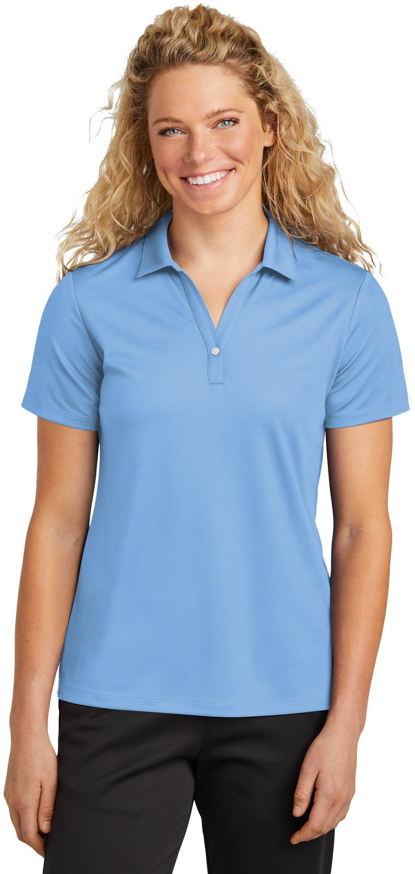 no-logo Sport-Tek Ladies UV Micropique Polo-Sport-Tek-Thread Logic