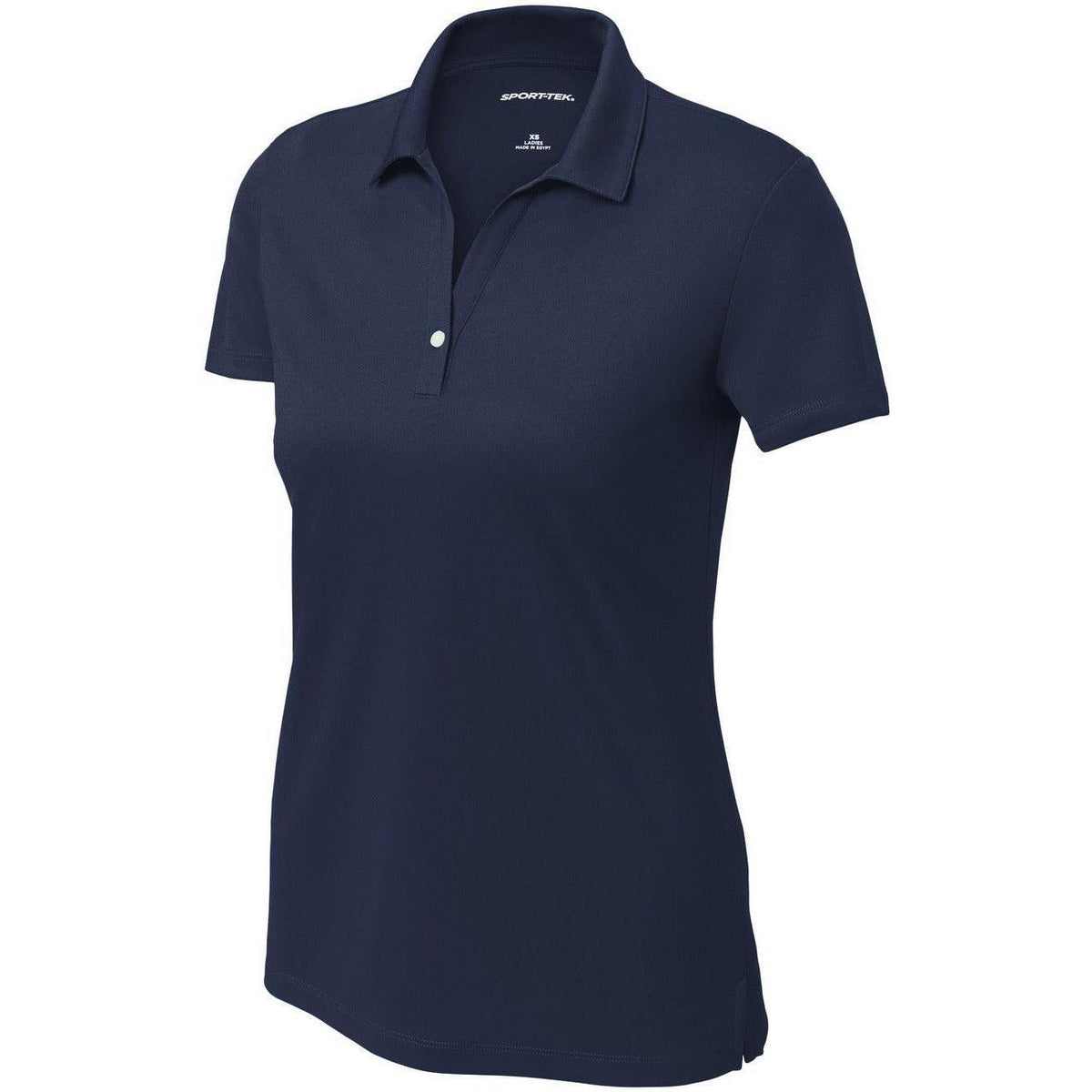 logo-left Sport-Tek Ladies UV Micropique Polo-Sport-Tek-True Navy-XS-Thread Logic