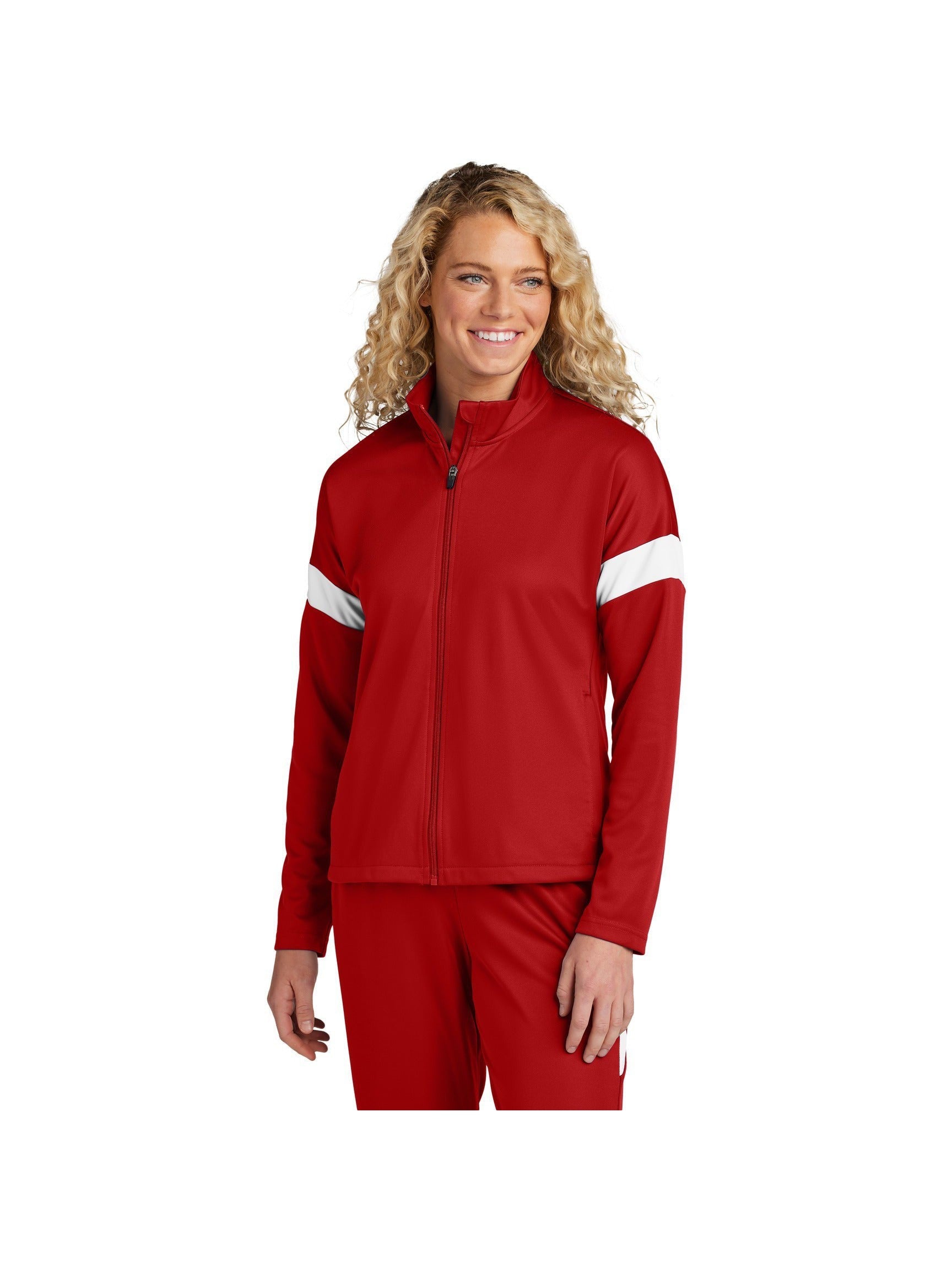 no-logo Sport-Tek Ladies Travel Full-Zip Jacket-Sport-Tek-Thread Logic