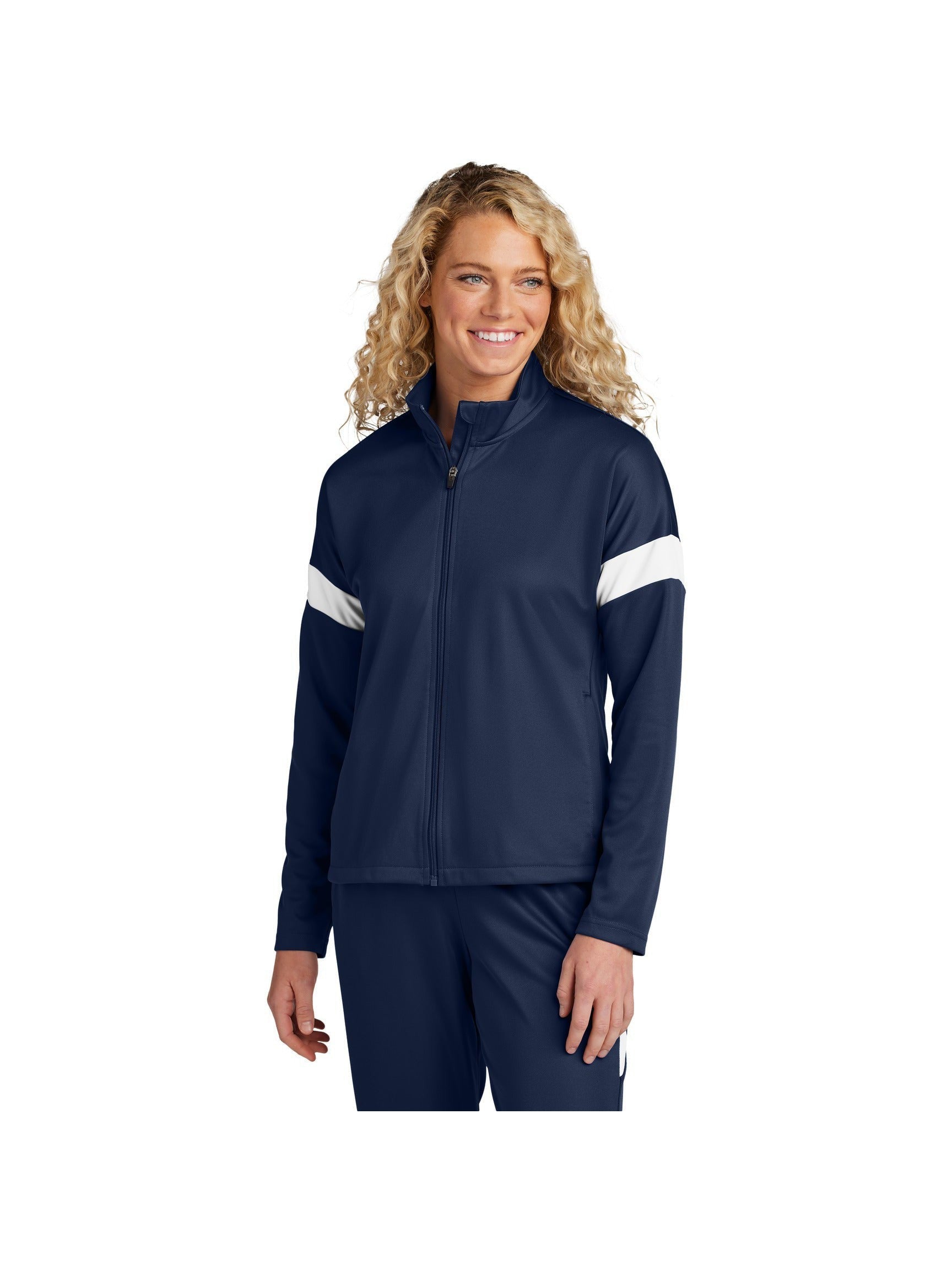 no-logo Sport-Tek Ladies Travel Full-Zip Jacket-Sport-Tek-Thread Logic