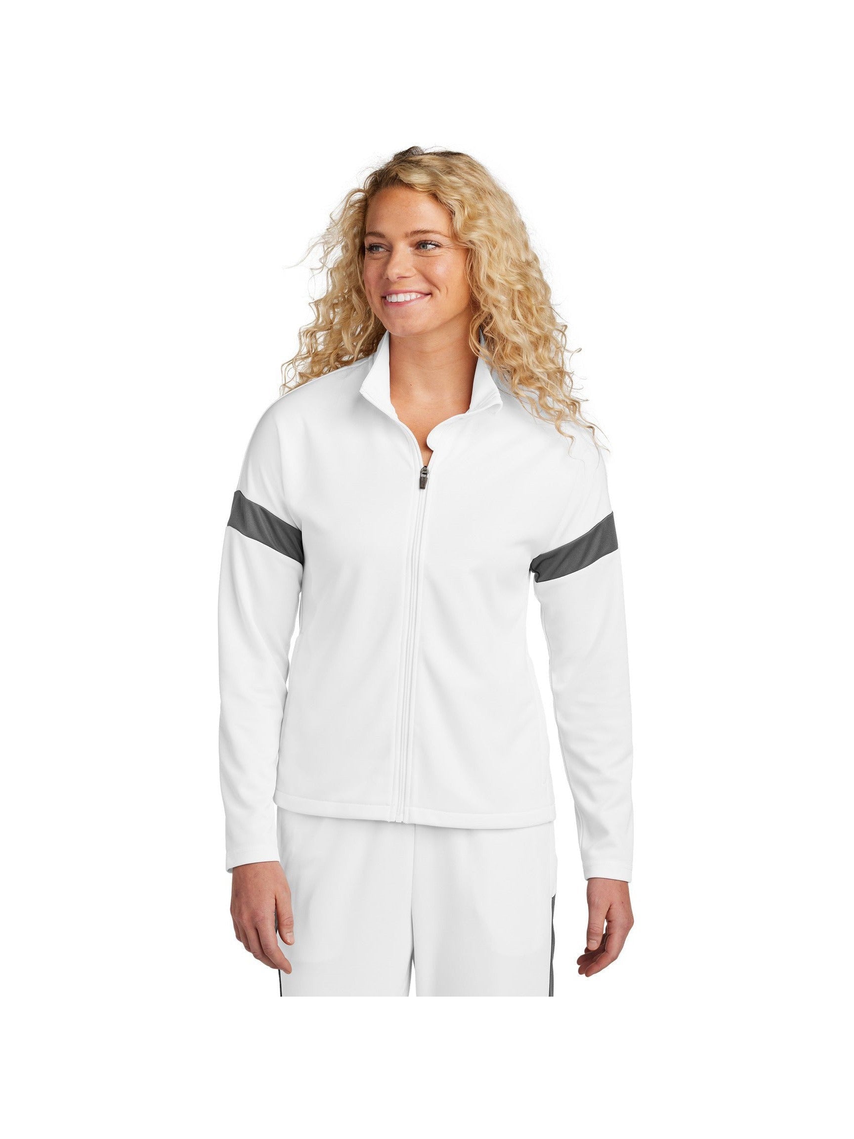 no-logo Sport-Tek Ladies Travel Full-Zip Jacket-Sport-Tek-Thread Logic