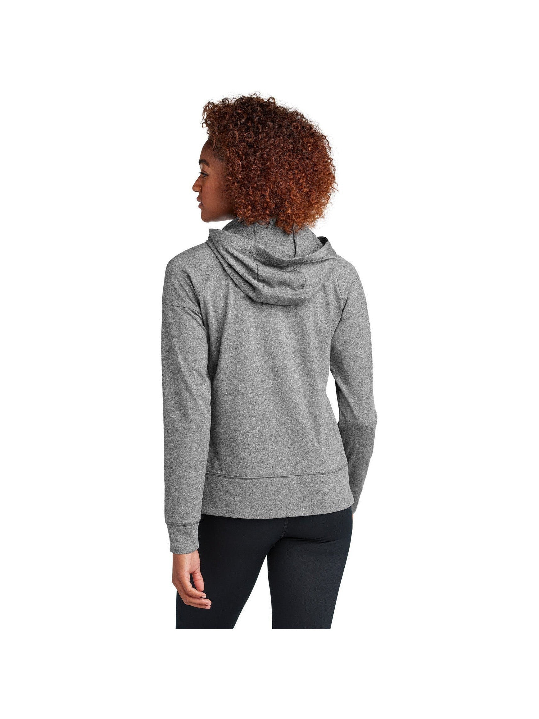 no-logo Sport-Tek Ladies Sport-Wick Stretch 1/2-Zip Hoodie-Sport-Tek-Thread Logic