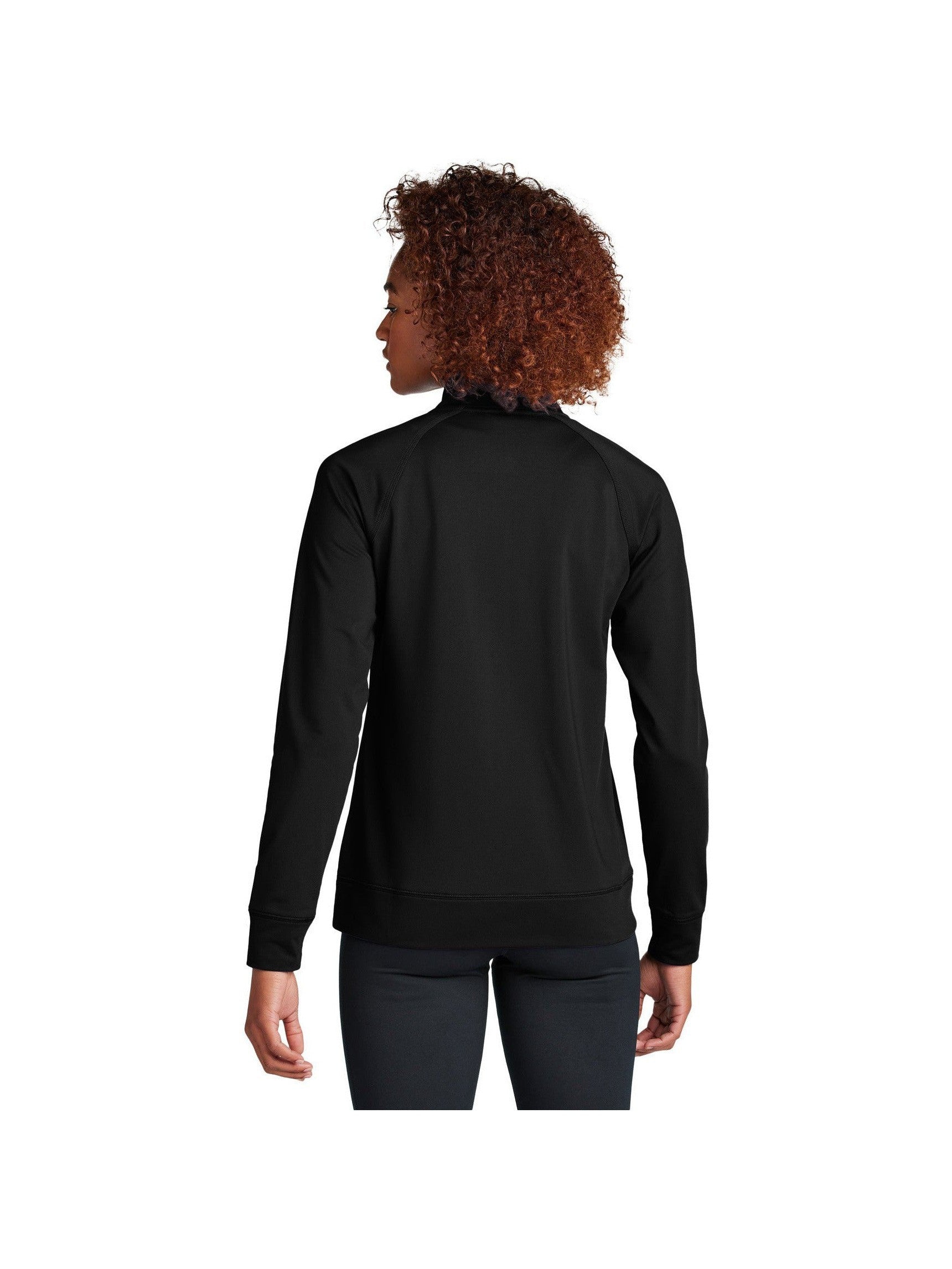 no-logo Sport-Tek Ladies Sport-Wick Stretch Full-Zip Cadet Jacket-Sport-Tek-Thread Logic
