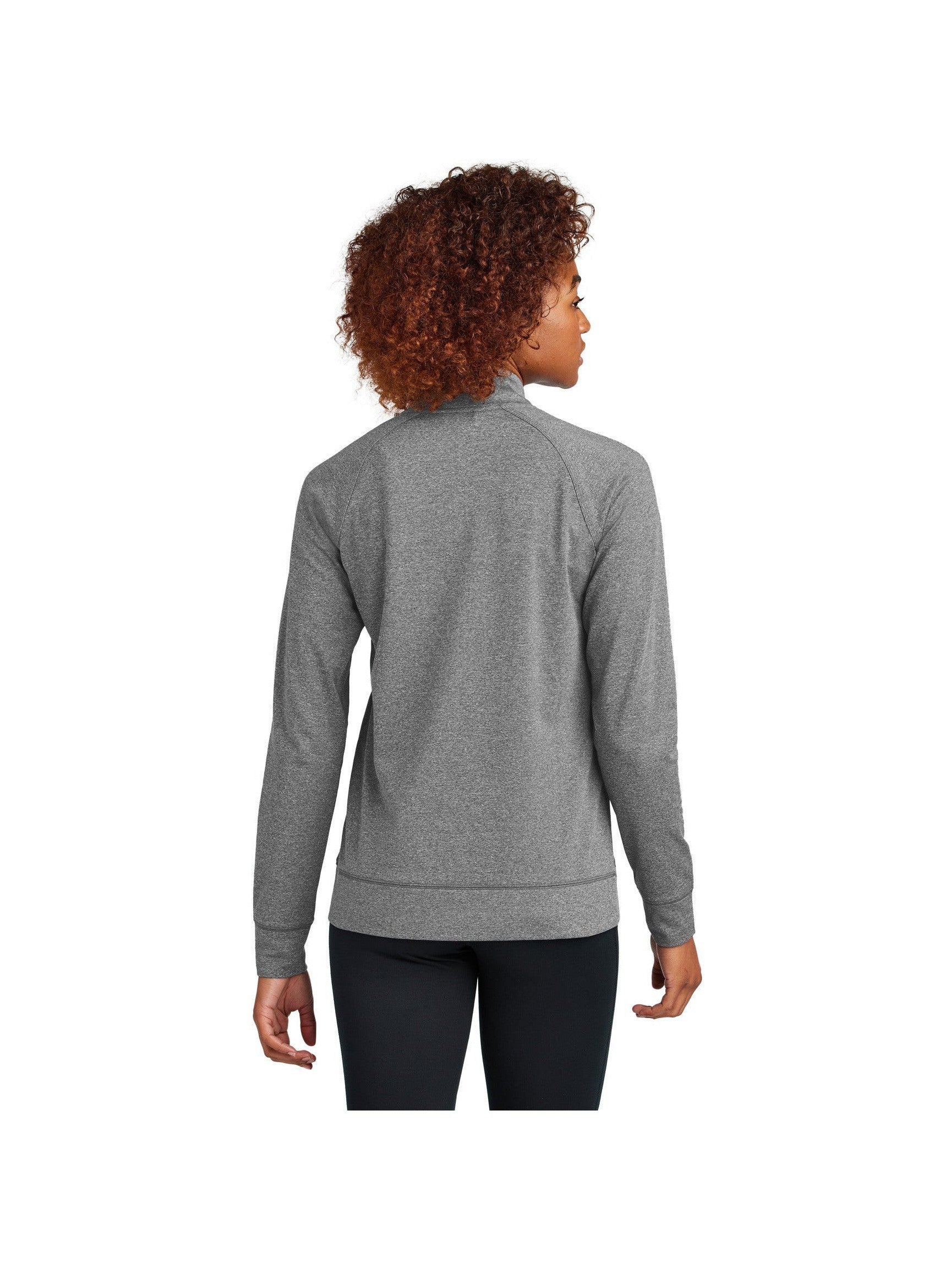 no-logo Sport-Tek Ladies Sport-Wick Stretch Full-Zip Cadet Jacket-Sport-Tek-Thread Logic