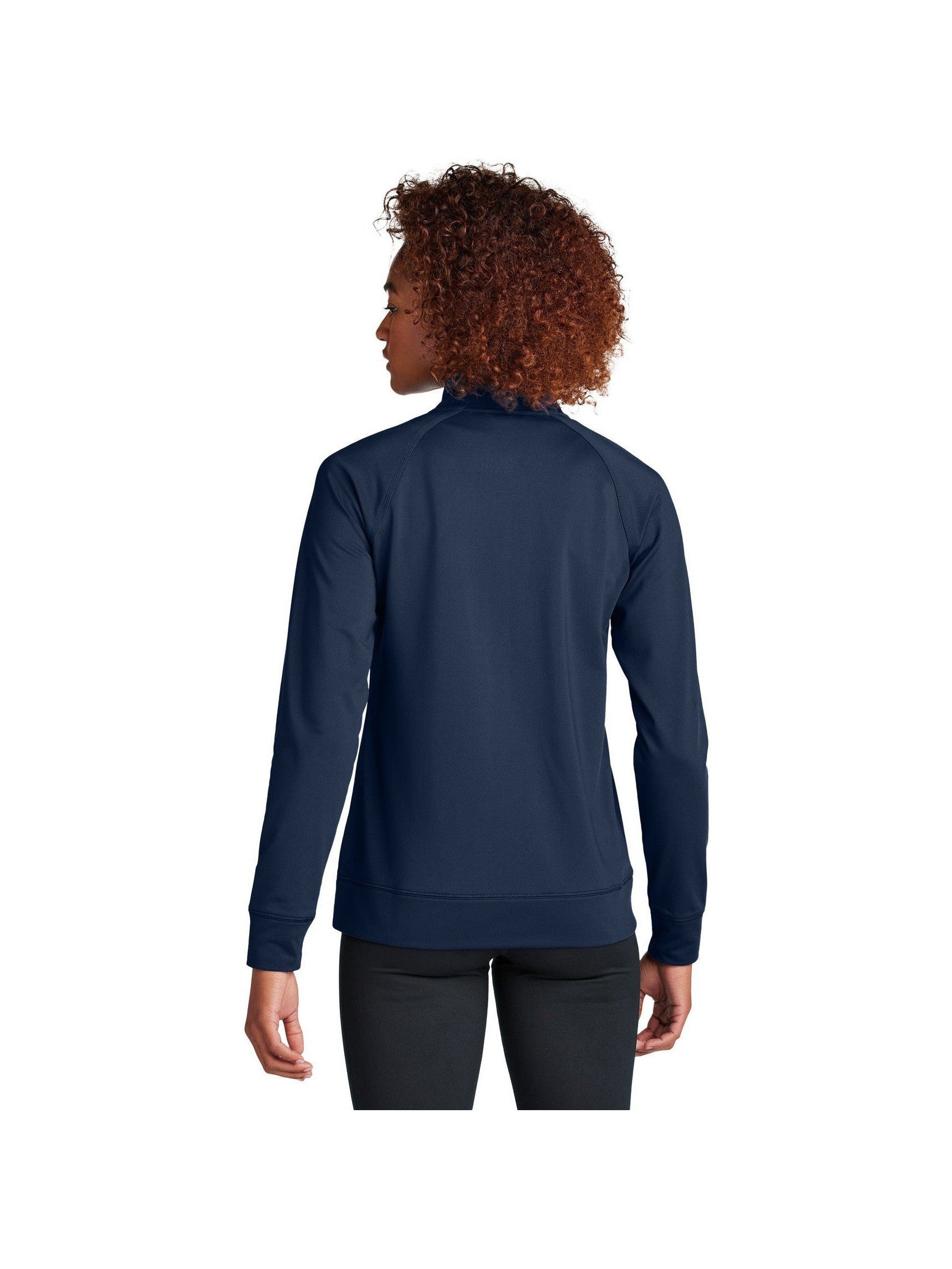 no-logo Sport-Tek Ladies Sport-Wick Stretch Full-Zip Cadet Jacket-Sport-Tek-Thread Logic