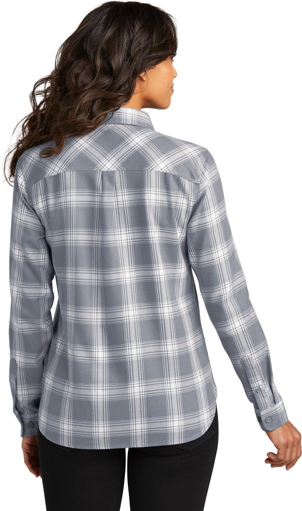 no-logo Port Authority Ladies Plaid Flannel Shirt-Port Authority-Thread Logic