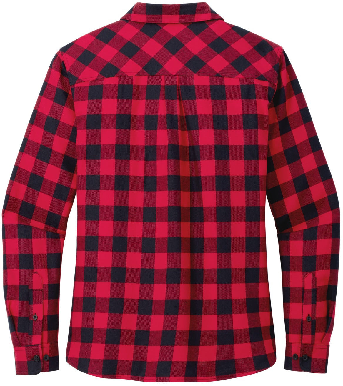 no-logo Port Authority Ladies Plaid Flannel Shirt-Port Authority-Thread Logic