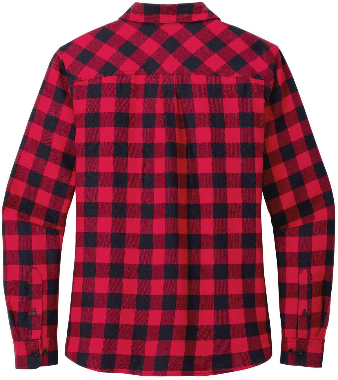 no-logo Port Authority Ladies Plaid Flannel Shirt-Port Authority-Thread Logic