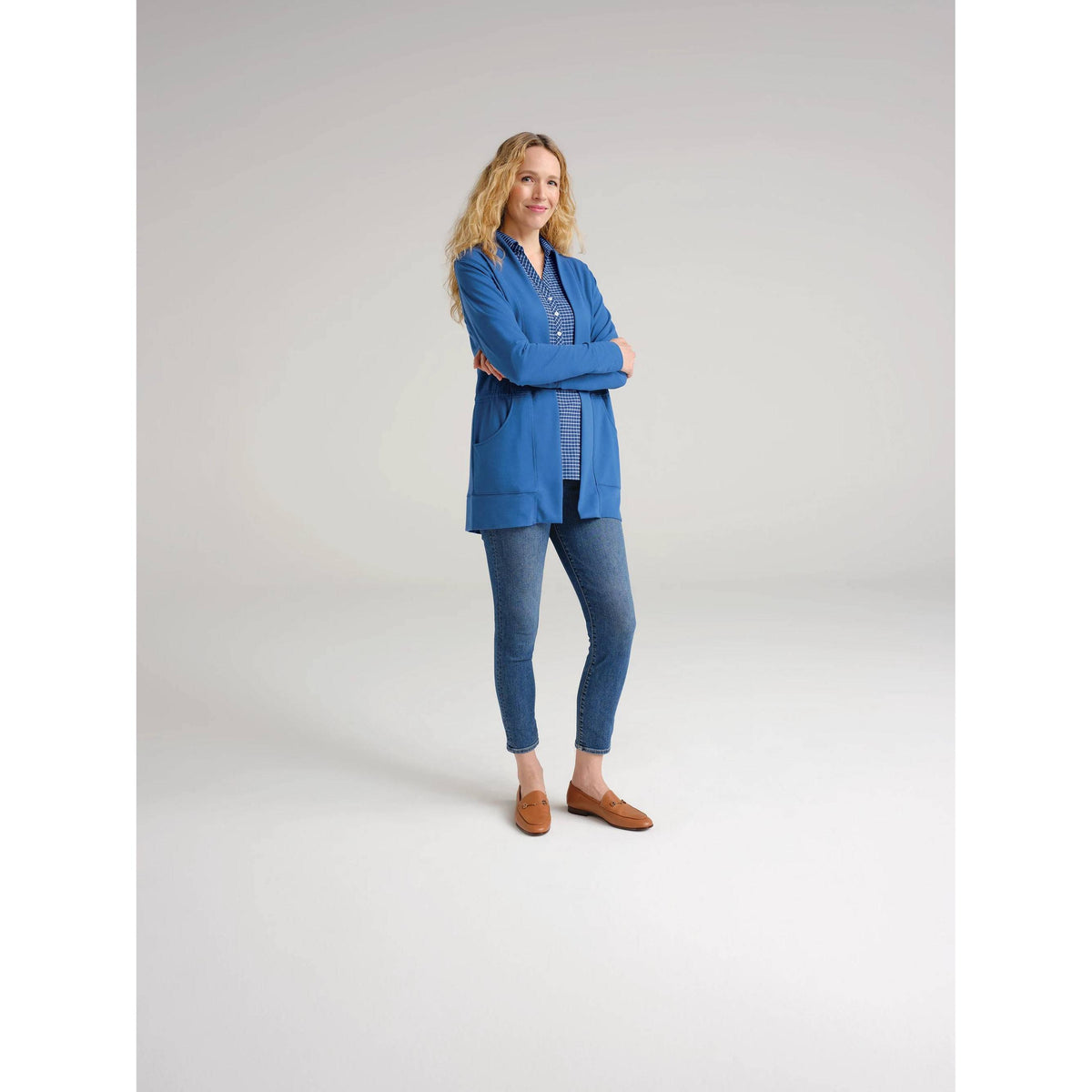 no-logo Port Authority Women's City Stretch Tunic-Dress Shirts-Port Authority-Thread Logic