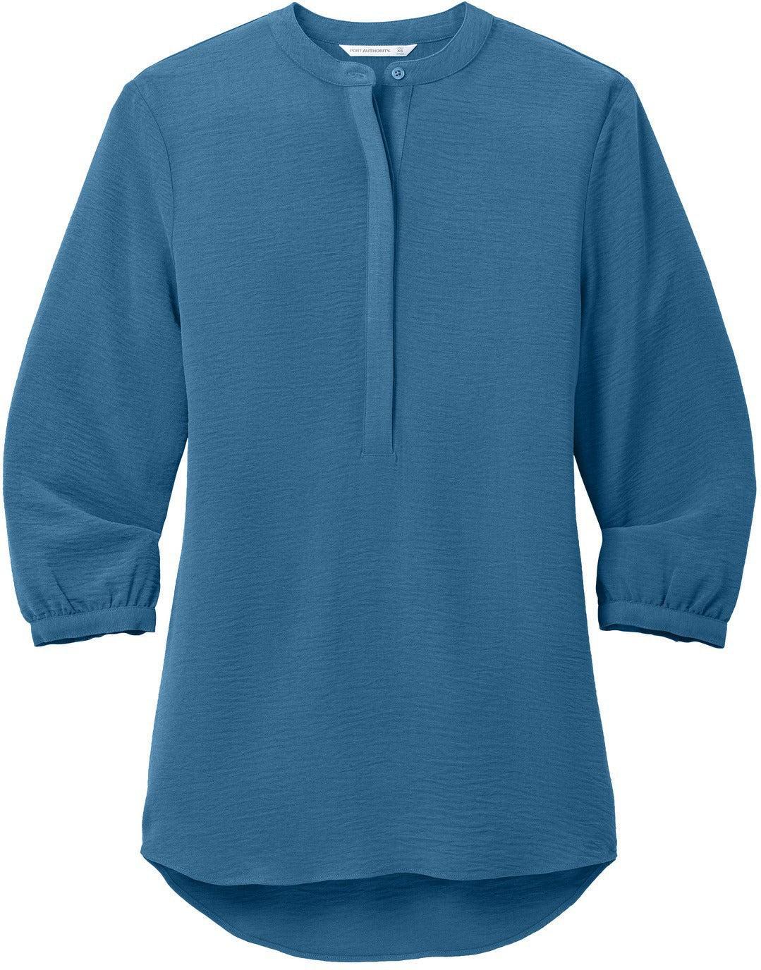 Port Authority Women's 3/4-Sleeve Textured Crepe Tunic