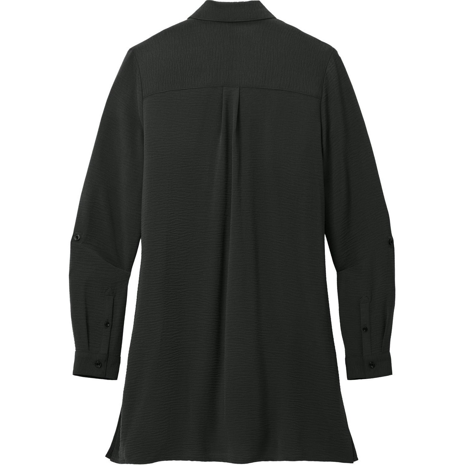 no-logo Port Authority Ladies Textured Crepe Long Tunic-Port Authority-Thread Logic