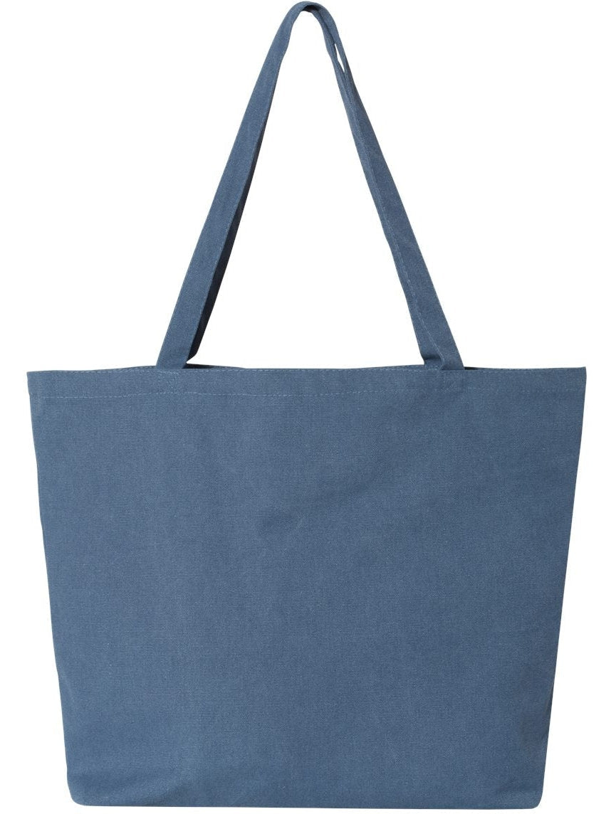 no-logo Liberty Bags Pigment-Dyed Premium Canvas Tote-Bags-Liberty Bags-Thread Logic