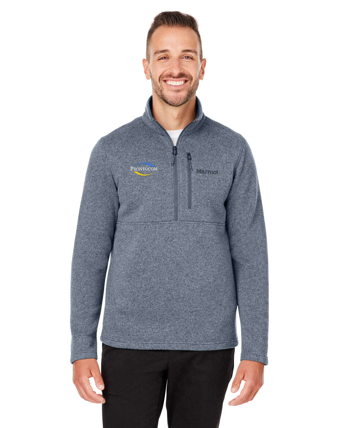Marmot Dropline Half-Zip Jacket With Custom Embroidery