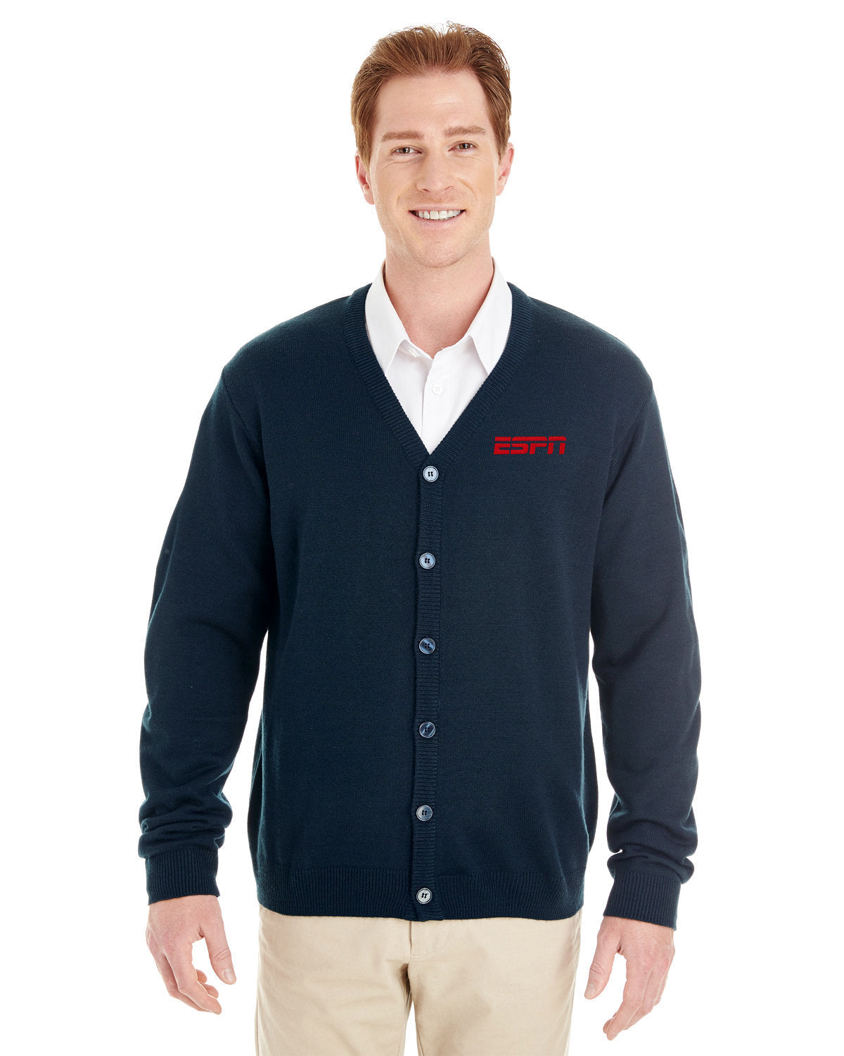 Harriton M425 Sweater with Custom Embroidery