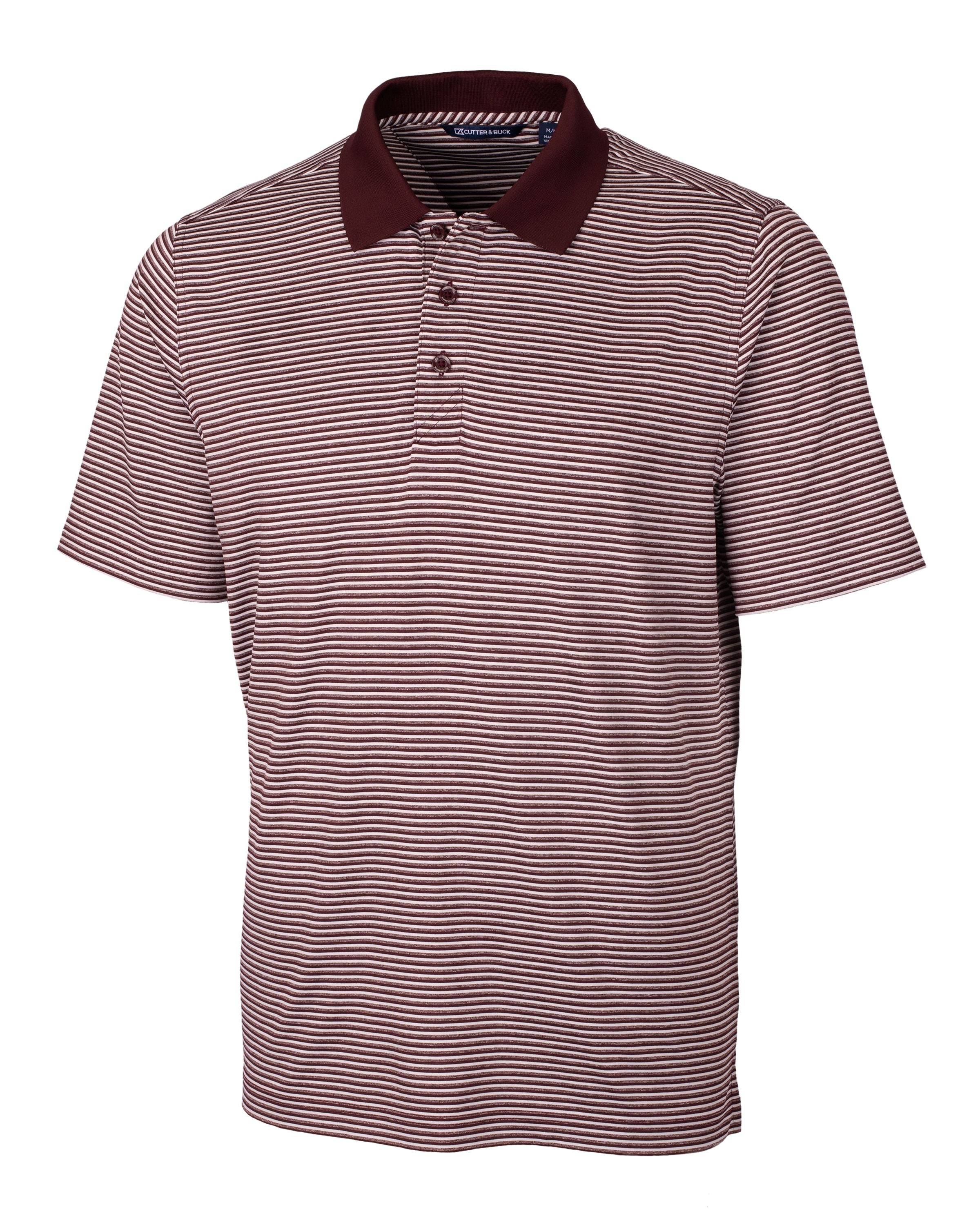 Cutter & Buck Forge Tonal Stripe Stretch Polo