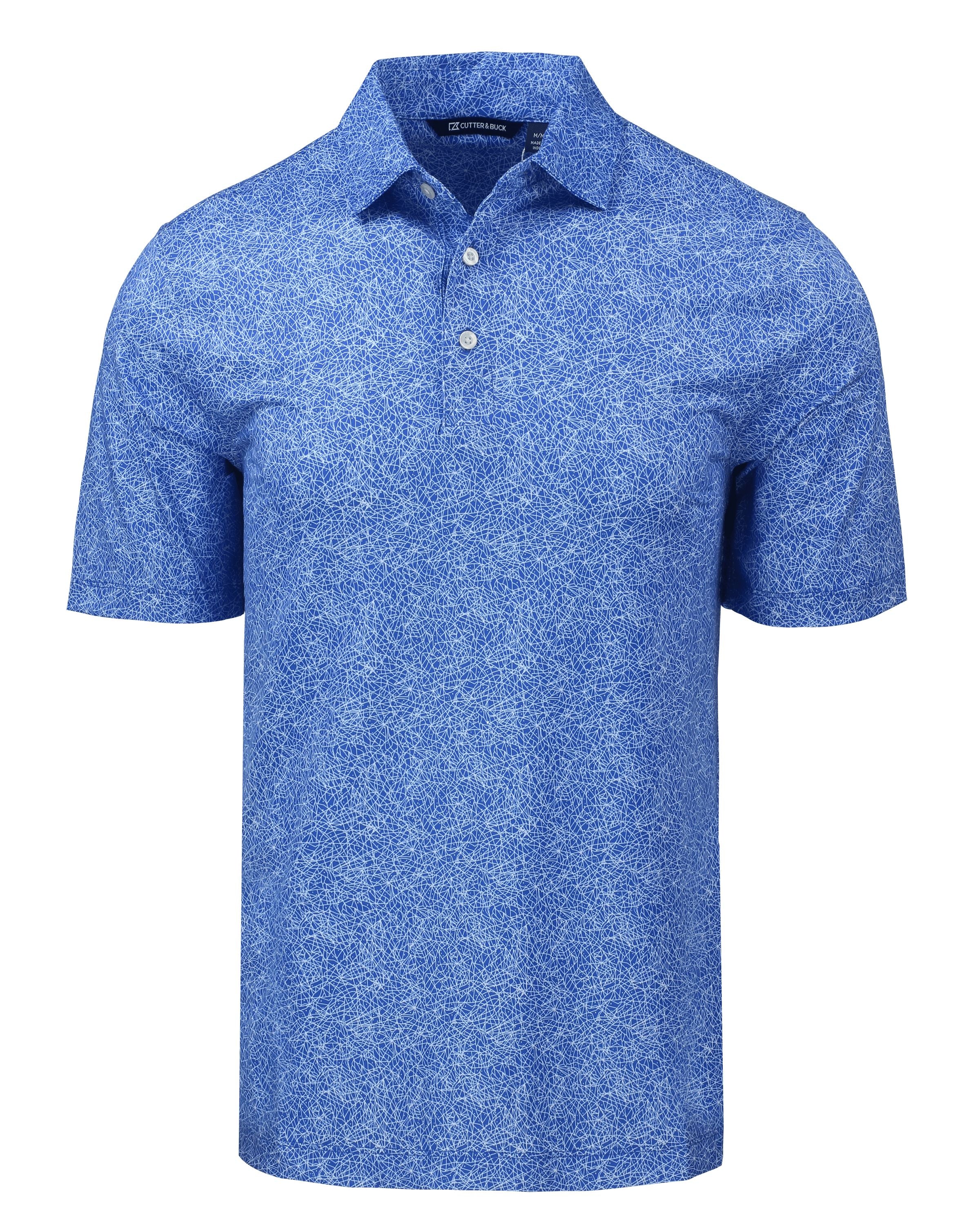 Cutter & Buck Pike Constellation Print Stretch Polo