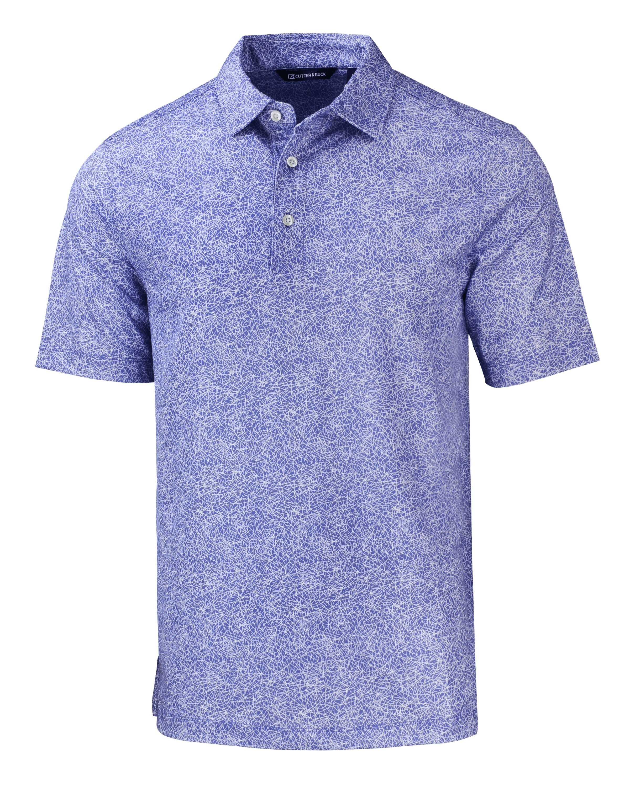 Cutter & Buck Pike Constellation Print Stretch Polo