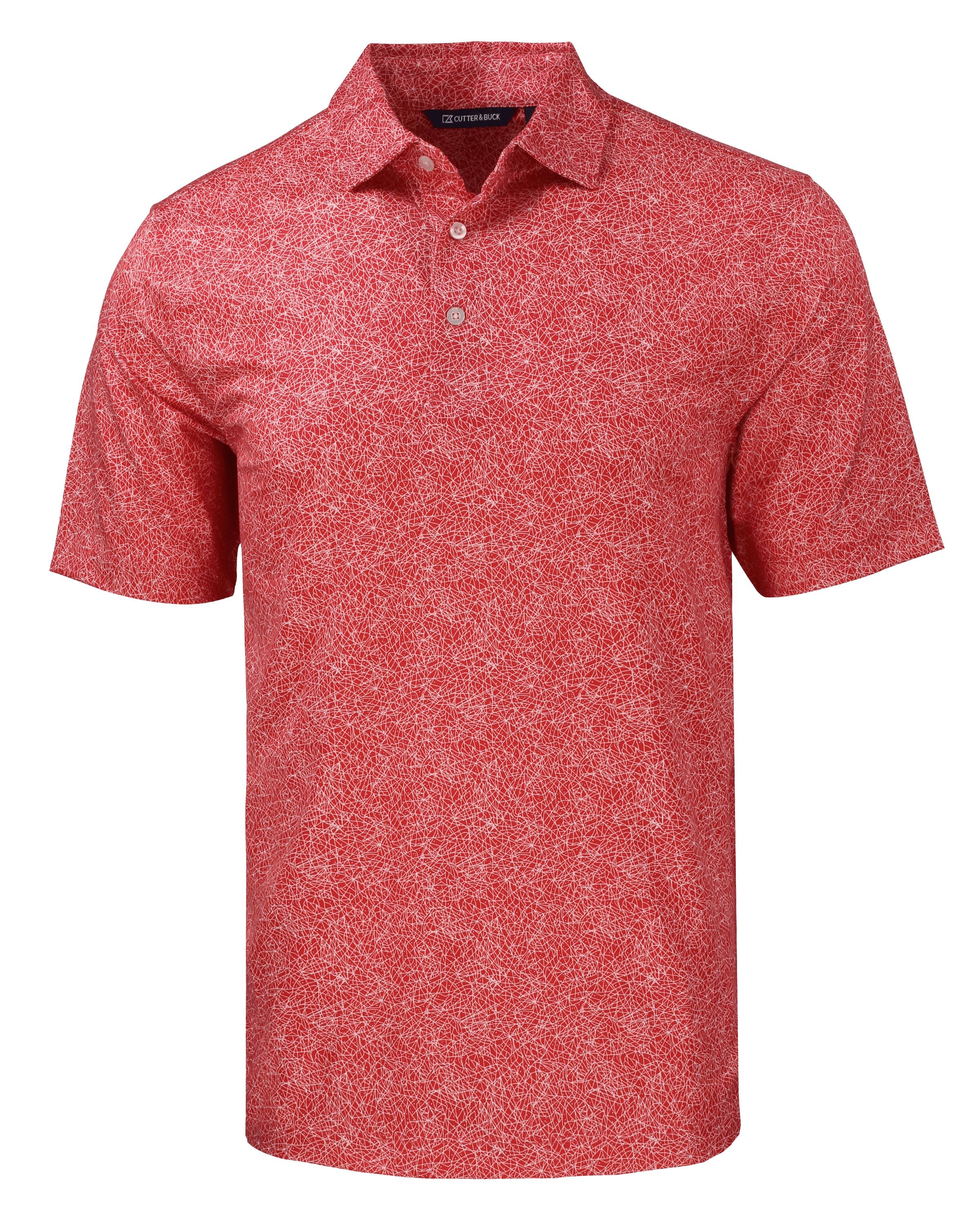 Cutter & Buck Pike Constellation Print Stretch Polo