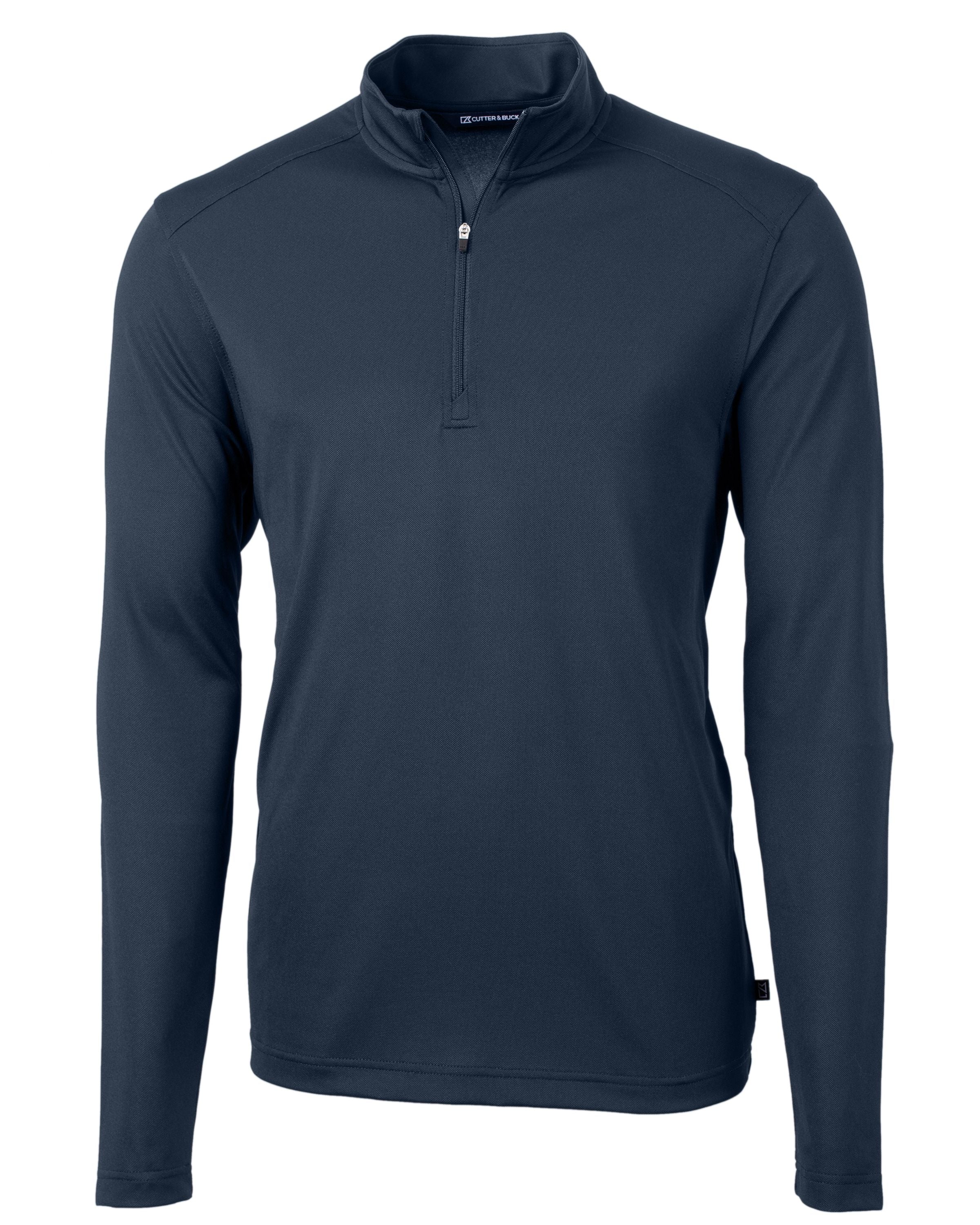 OUTLET-Cutter & Buck Tall Virtue Eco Pique Recycled Quarter Zip Pullover