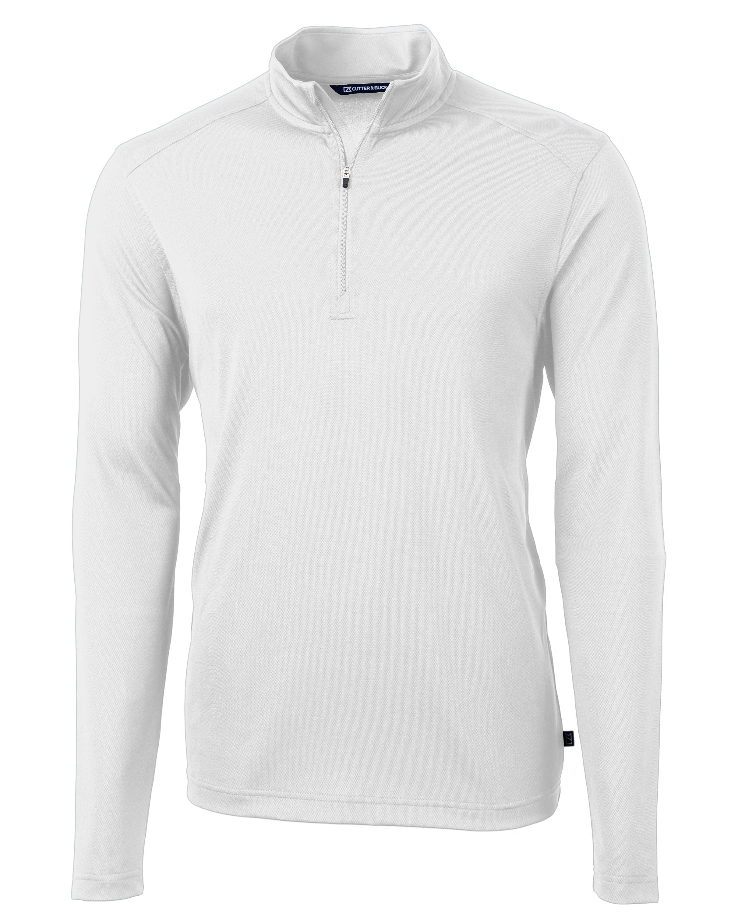 OUTLET-Cutter & Buck Tall Virtue Eco Pique Recycled Quarter Zip Pullover