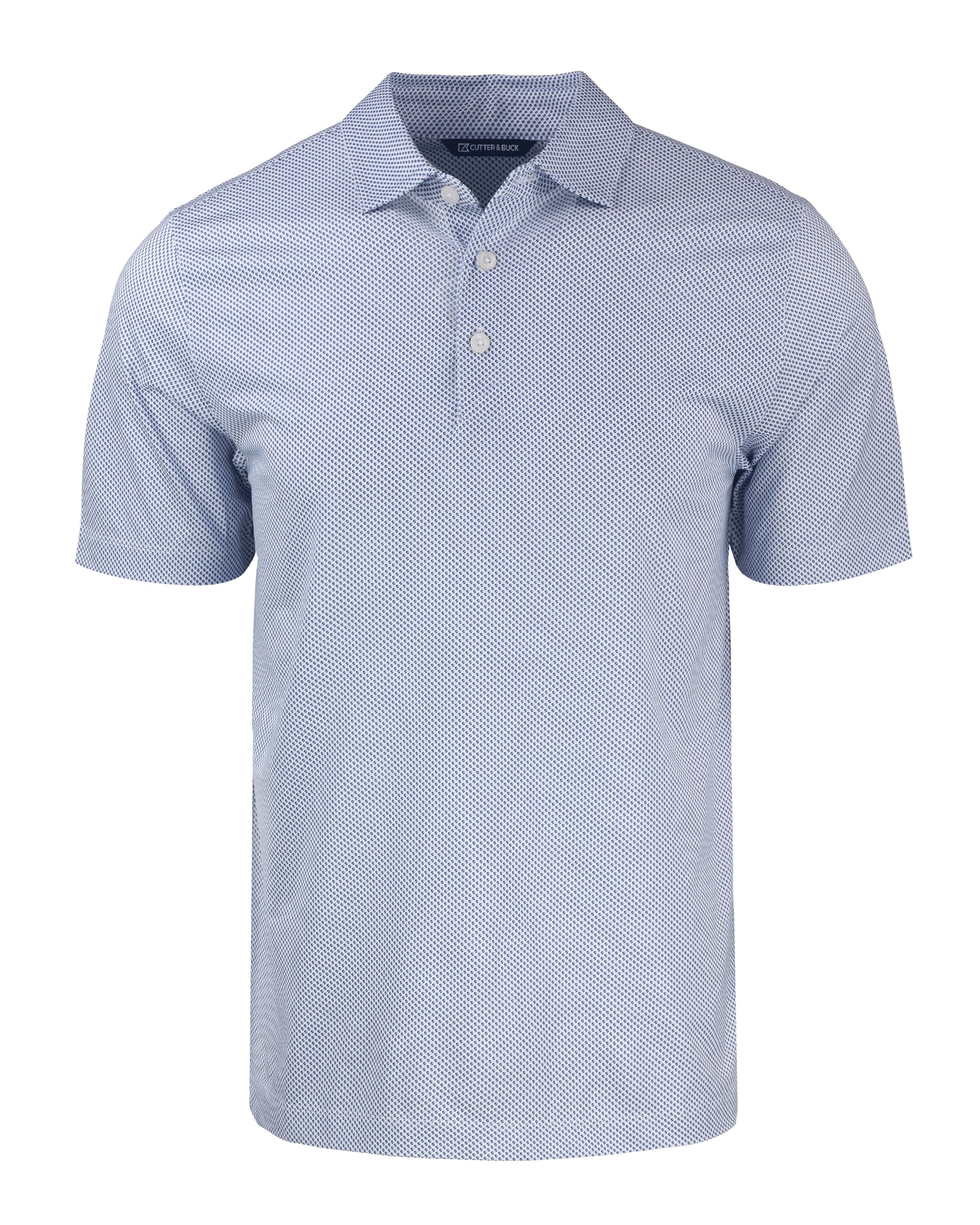 Cutter & Buck Pike Eco Symmetry Print Stretch Recycled Polo
