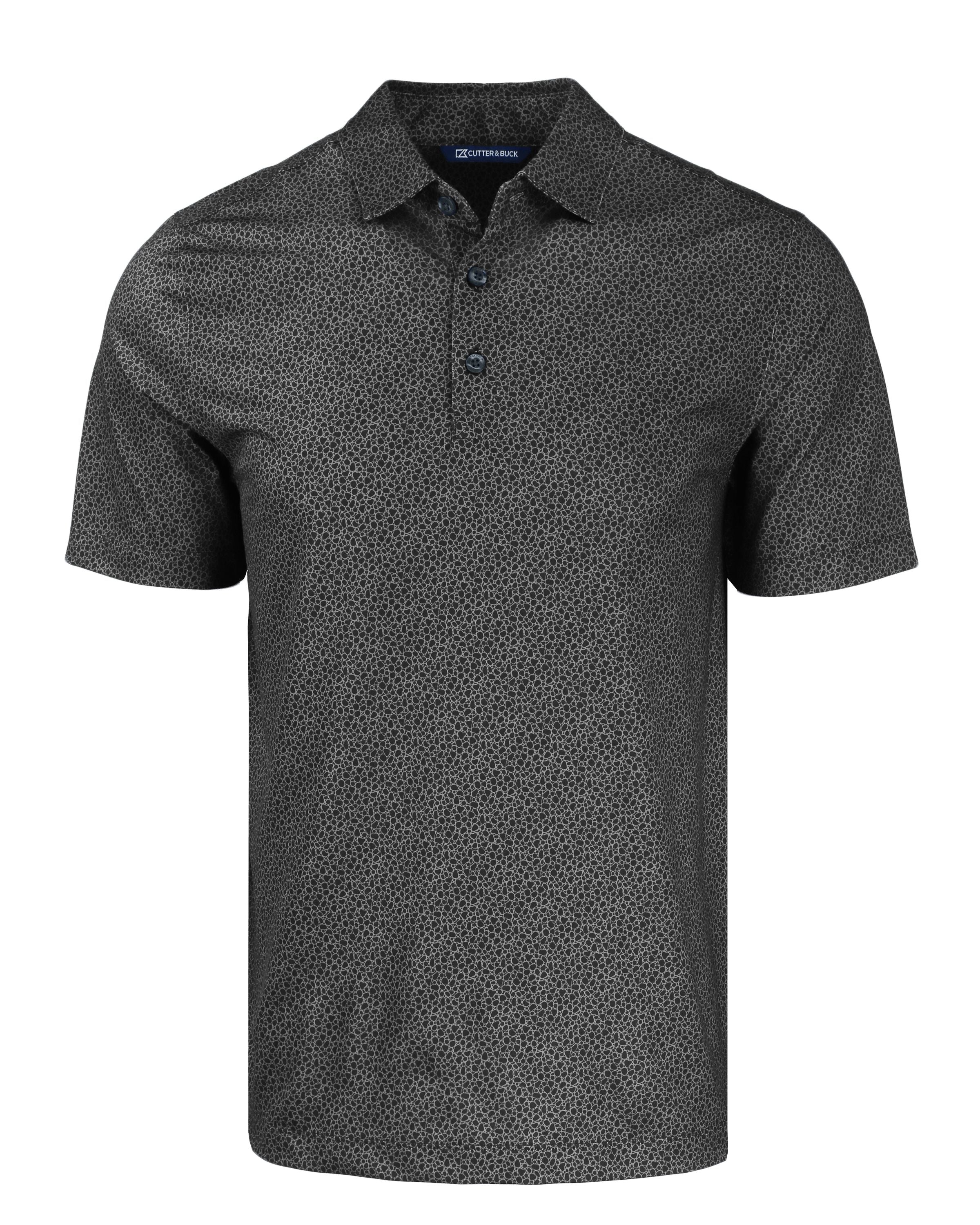 Cutter & Buck Pike Eco Pebble Print Stretch Recycled Polo