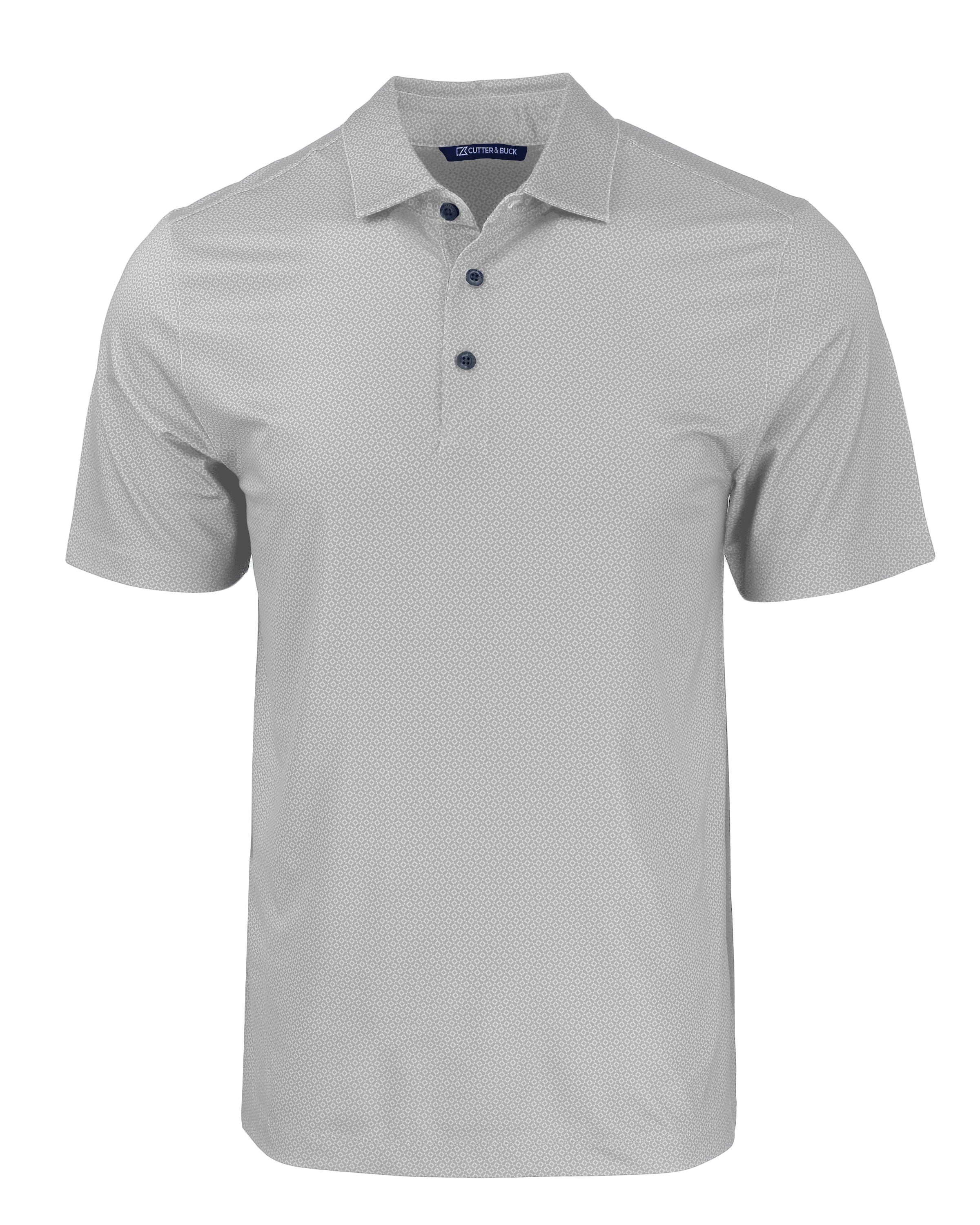 Cutter & Buck Tall Pike Eco Tonal Geo Print Stretch Recycled Polo