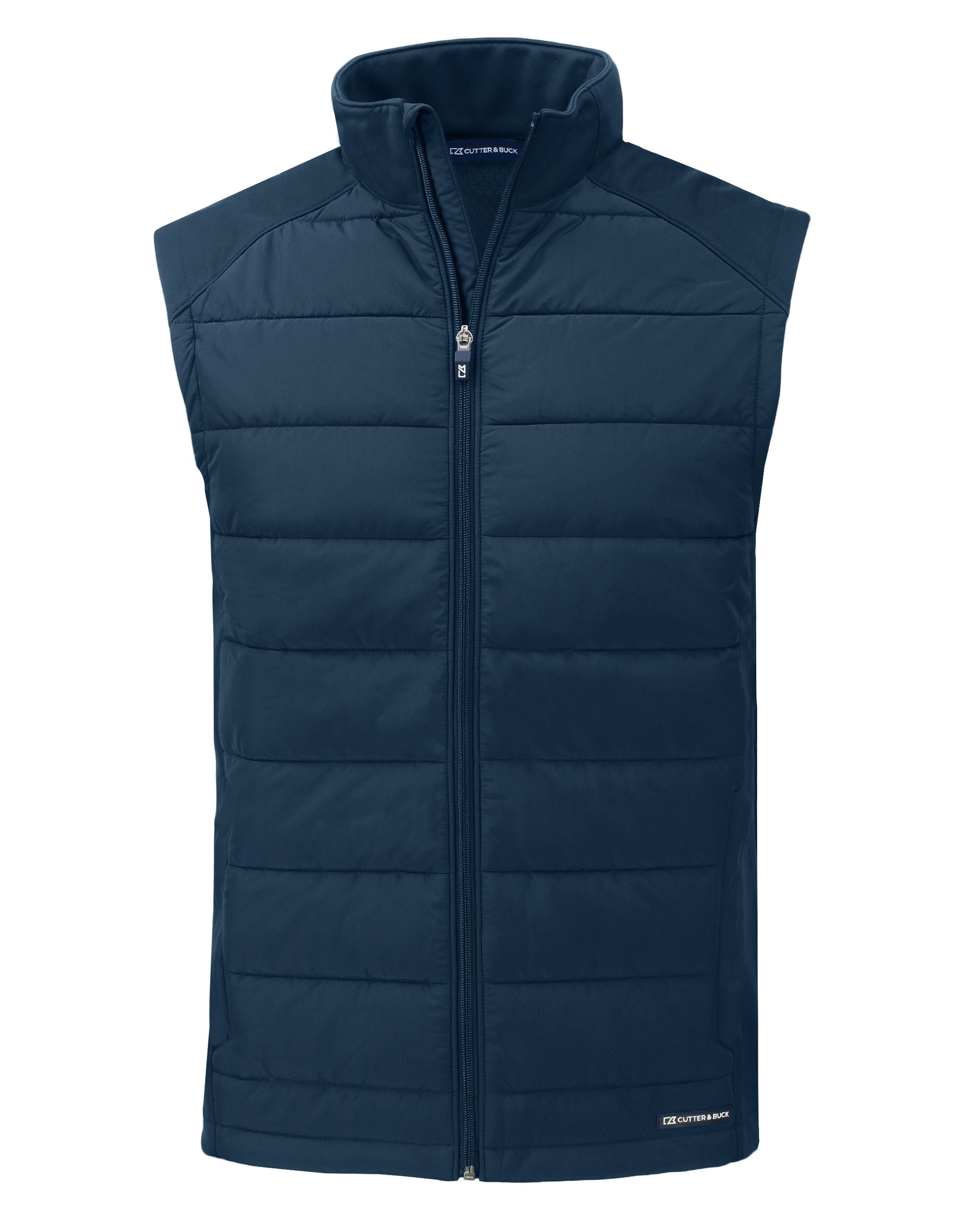OUTLET-Cutter & Buck Evoke Hybrid Eco Softshell Recycled Full Zip Vest