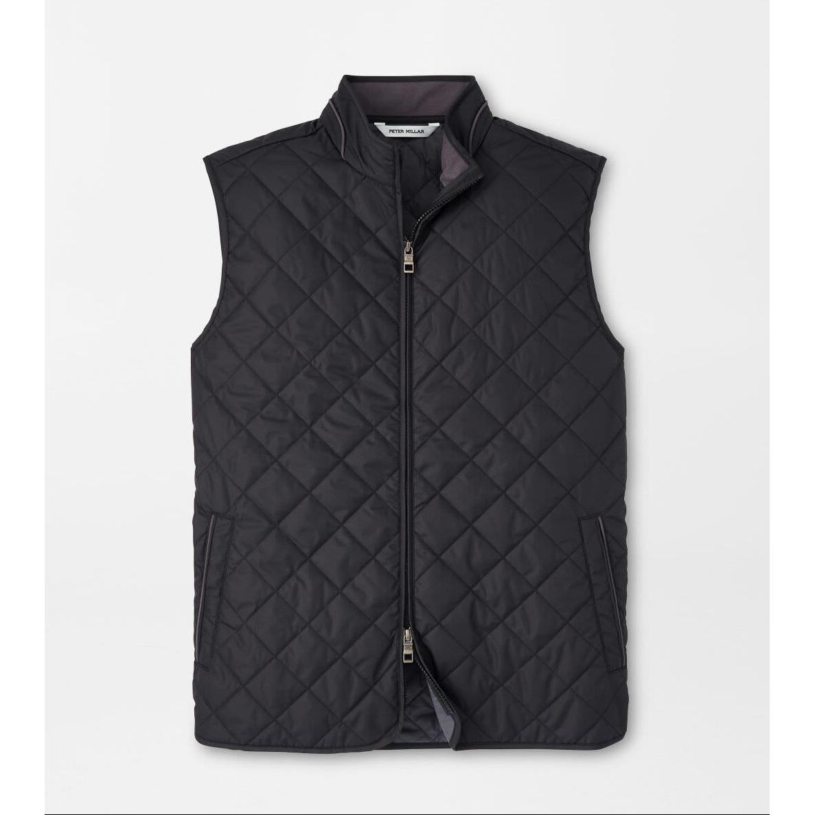 no-logo Peter Millar Essex Vest-Vests-Peter Millar-Black-S-Thread Logic