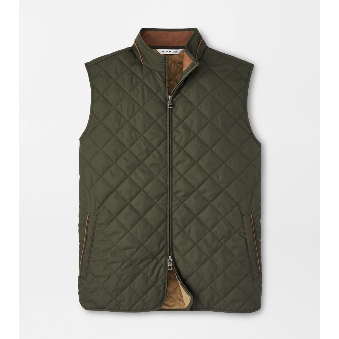 no-logo Peter Millar Essex Vest-Vests-Peter Millar-Olive-S-Thread Logic