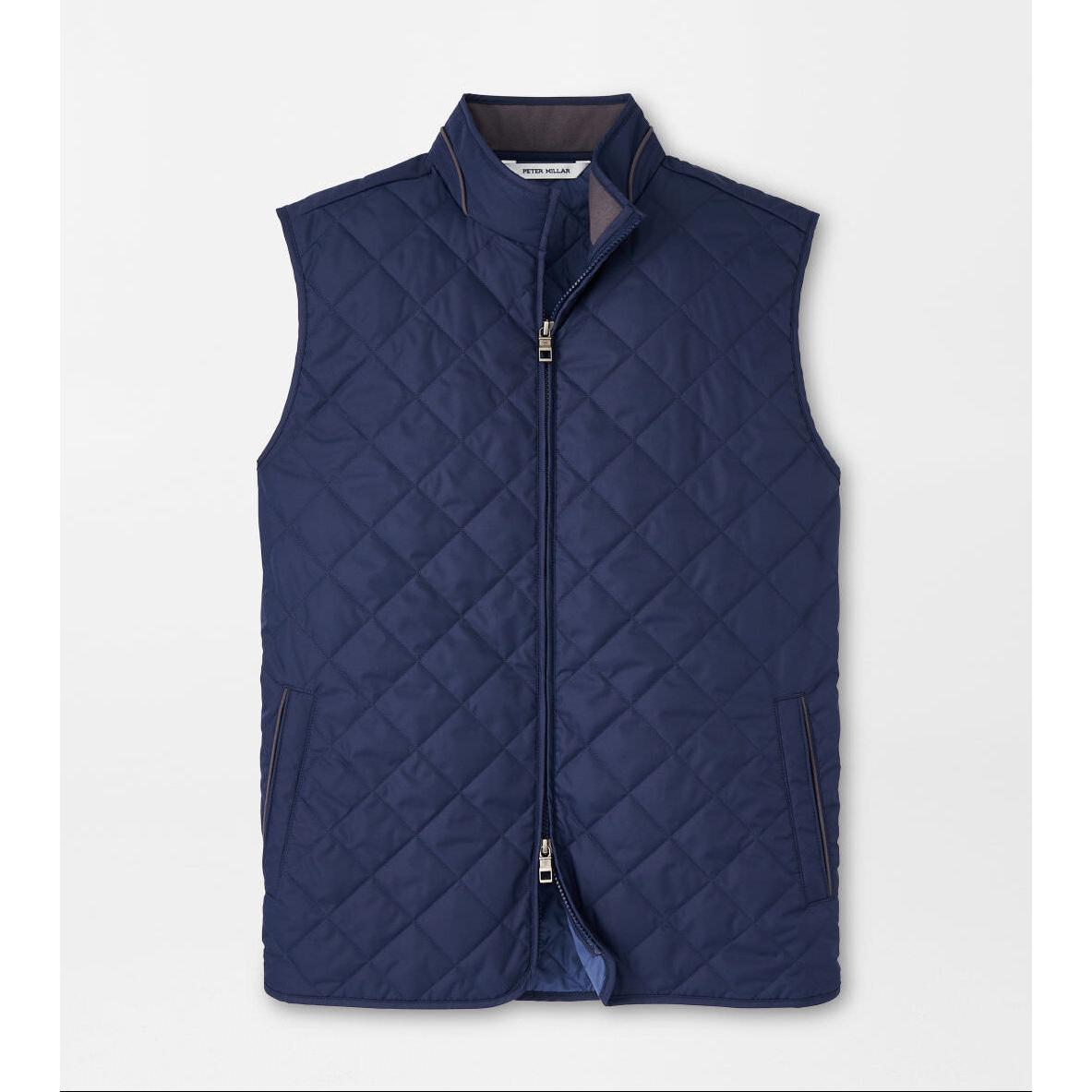 no-logo Peter Millar Essex Vest-Vests-Peter Millar-Navy-S-Thread Logic