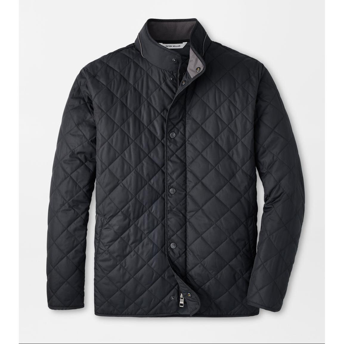 no-logo Peter Millar Suffolk Coat-Quarter Zips-Peter Millar-Black-S-Thread Logic