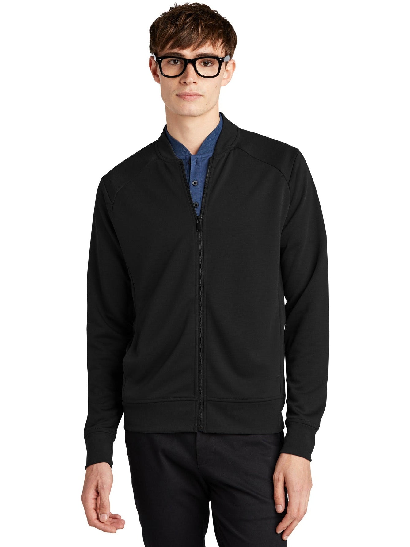 no-logo MERCER+METTLE Double-Knit Bomber-Regular-Mercer Mettle-Thread Logic