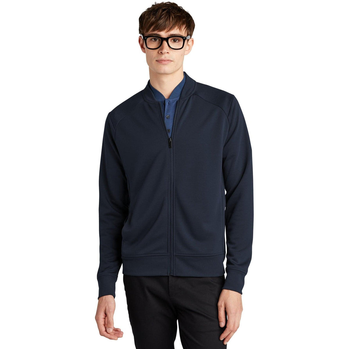 no-logo MERCER+METTLE Double-Knit Bomber-Regular-Mercer Mettle-Thread Logic