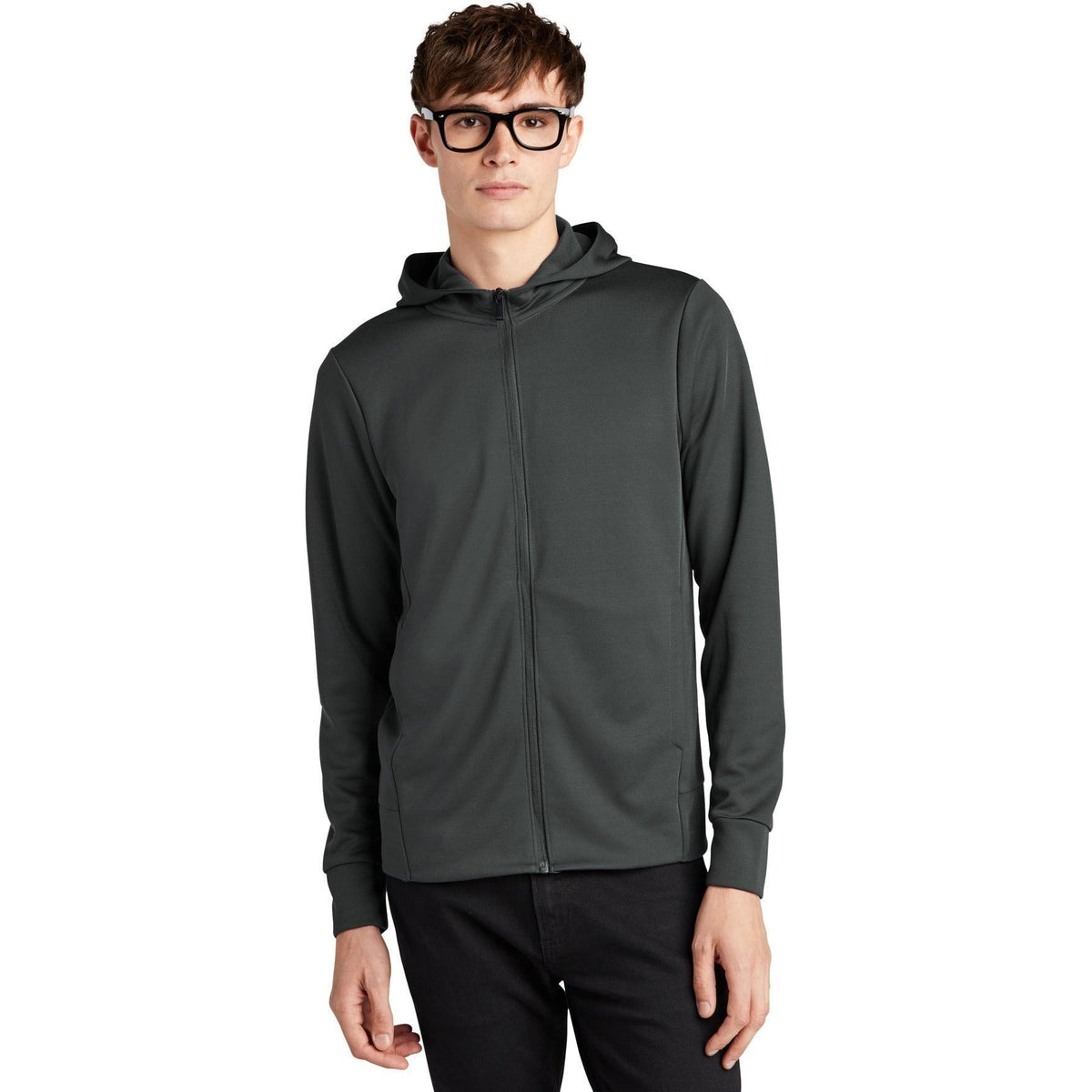 no-logo MERCER+METTLE Double-Knit Full-Zip Hoodie-Regular-Mercer Mettle-Thread Logic