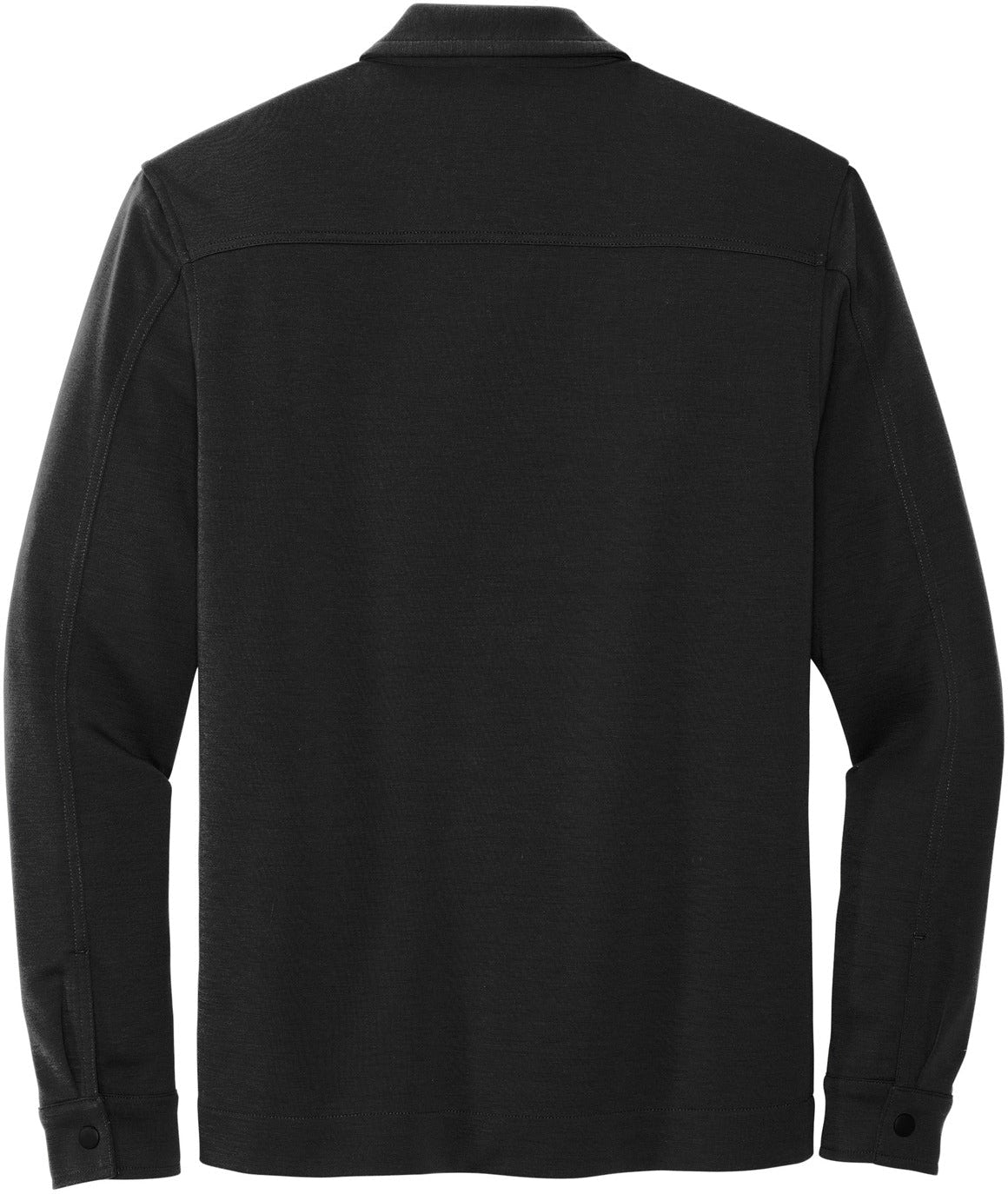 no-logo MERCER+METTLE Double-Knit Snap Front Jacket-Regular-Mercer Mettle-Thread Logic