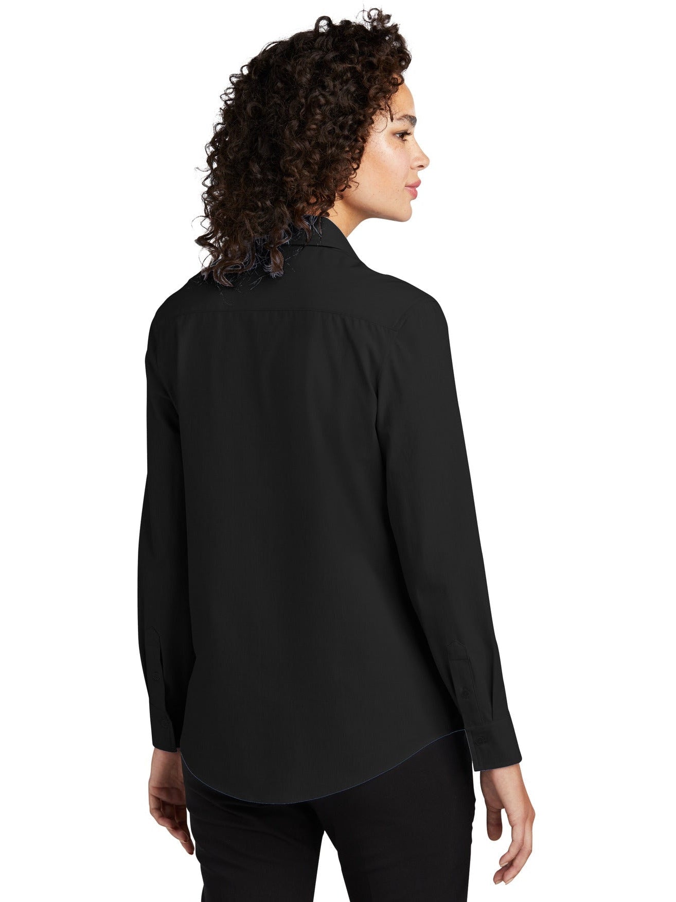 no-logo MERCER+METTLE Ladies Long Sleeve Stretch Woven Shirt-Regular-Mercer Mettle-Thread Logic