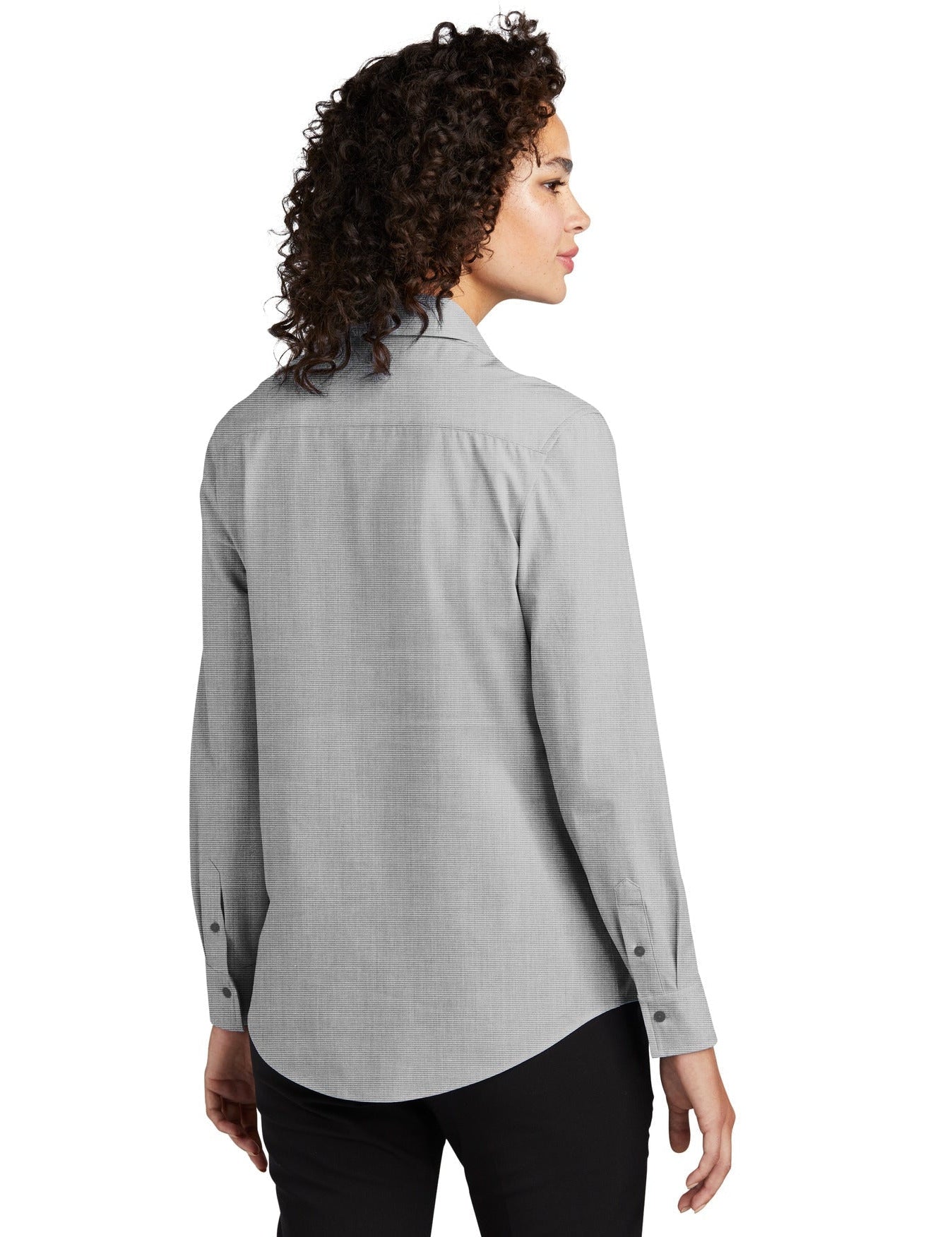 no-logo MERCER+METTLE Ladies Long Sleeve Stretch Woven Shirt-Regular-Mercer Mettle-Thread Logic