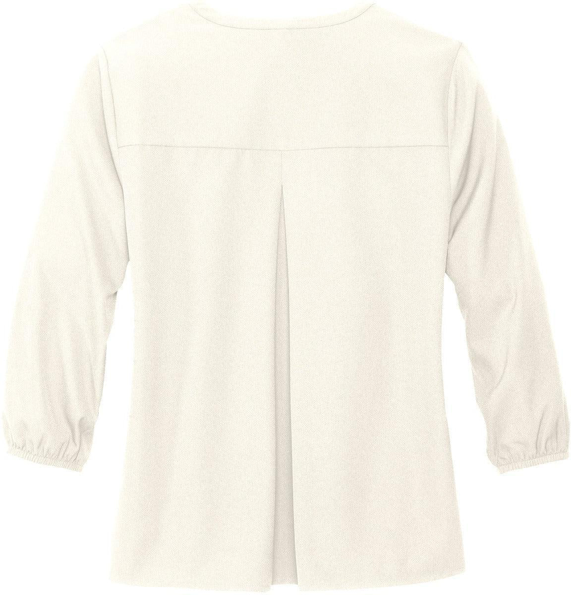 no-logo MERCER+METTLE Ladies Stretch Crepe 3/4-Sleeve Blouse-Regular-Mercer Mettle-Thread Logic