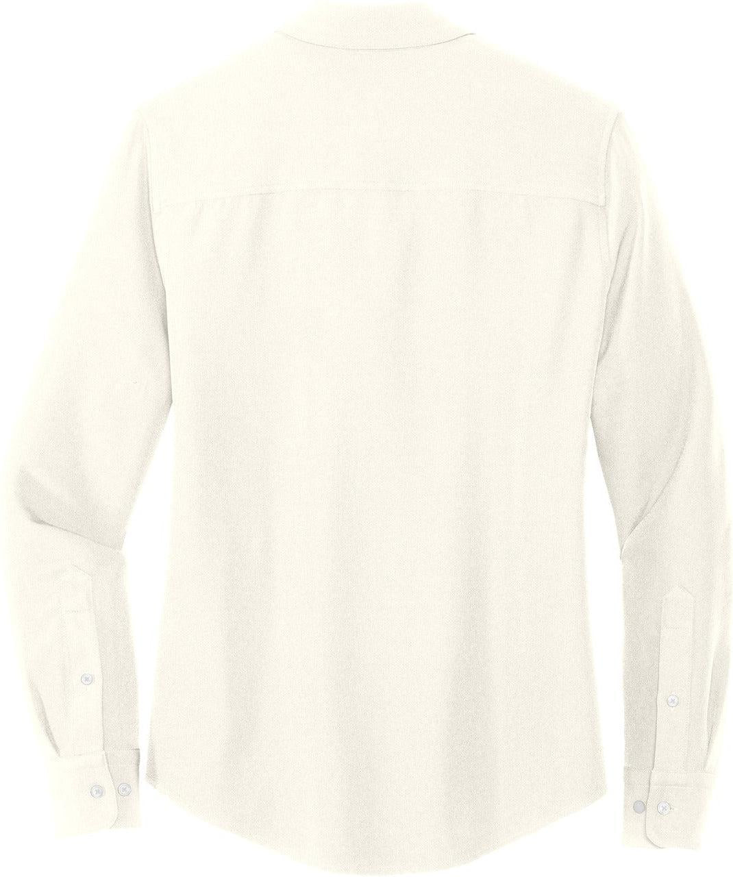 no-logo MERCER+METTLE Ladies Stretch Crepe Long Sleeve Camp Blouse-Regular-Mercer Mettle-Thread Logic