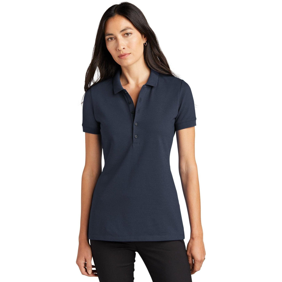no-logo MERCER+METTLE Ladies Stretch Heavyweight Pique Polo-Regular-Mercer Mettle-Thread Logic
