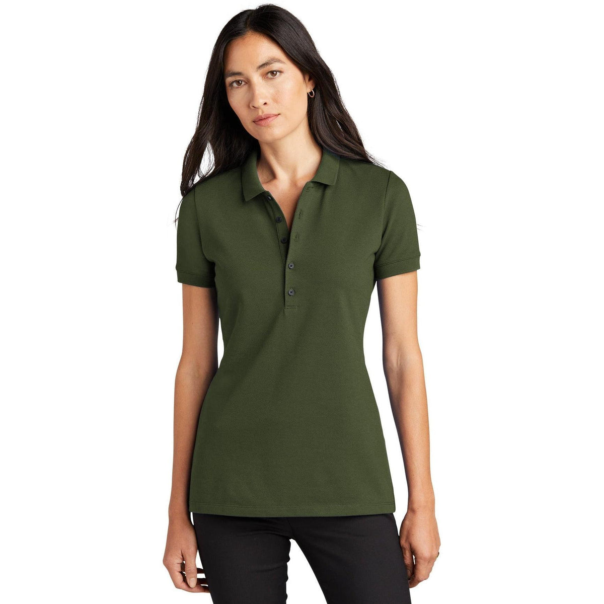 no-logo MERCER+METTLE Ladies Stretch Heavyweight Pique Polo-Regular-Mercer Mettle-Thread Logic