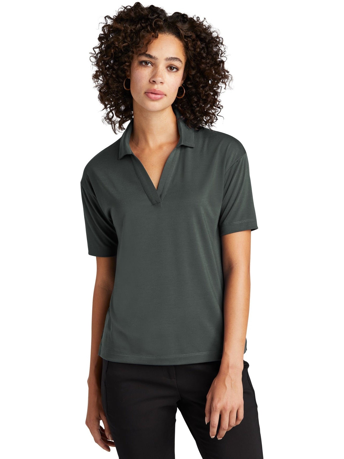 no-logo MERCER+METTLE Ladies Stretch Jersey Polo-Regular-Mercer Mettle-Thread Logic