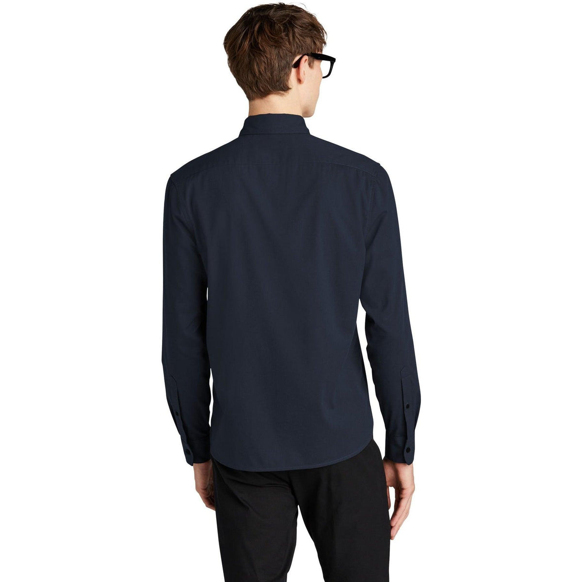 no-logo MERCER+METTLE Long Sleeve Stretch Woven Shirt-Regular-Mercer Mettle-Thread Logic